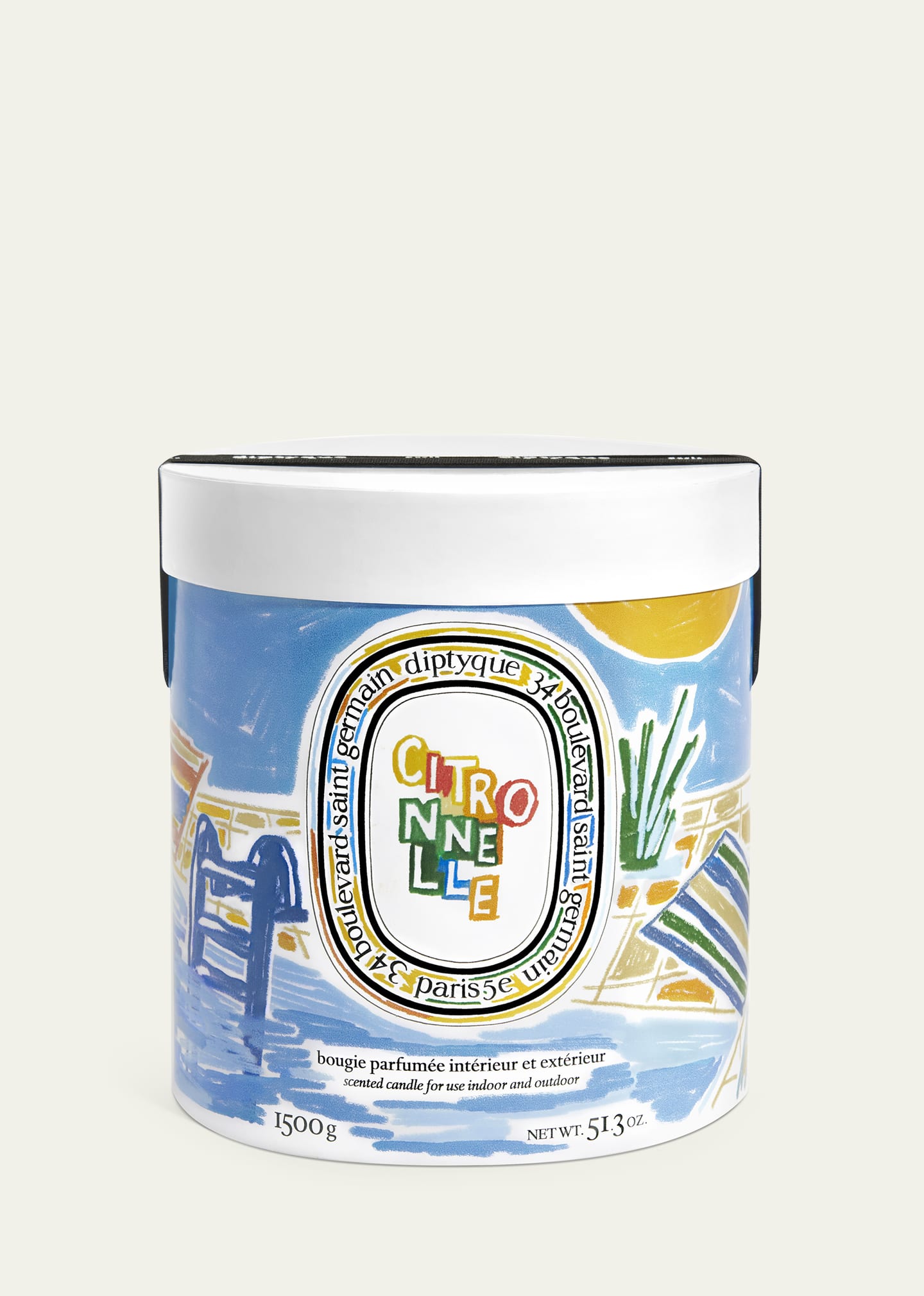 DIPTYQUE Citronnelle Candle, 1.5kg - Bergdorf Goodman