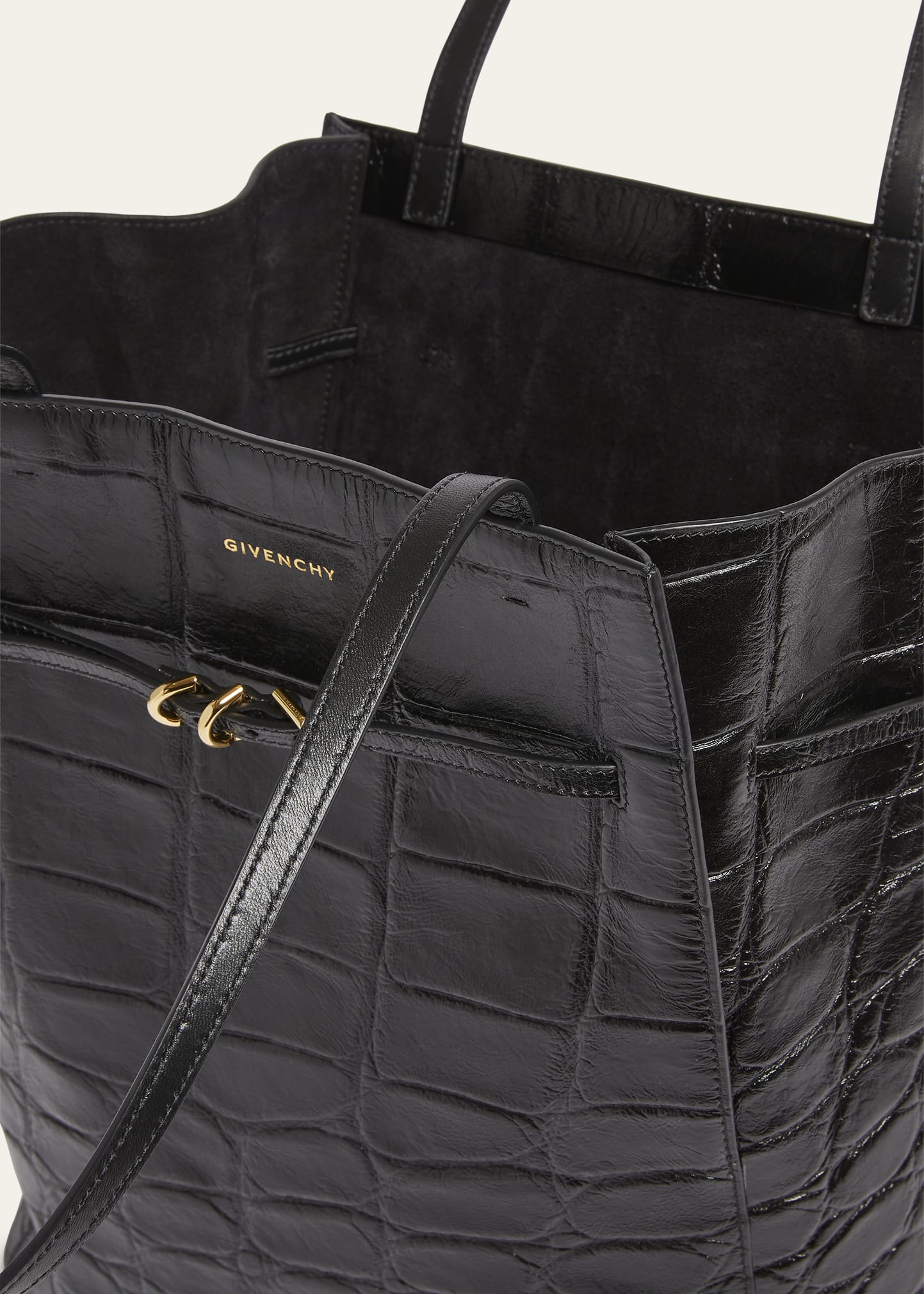 Givenchy Voyou Medium Tote Bag in Embossed Leather