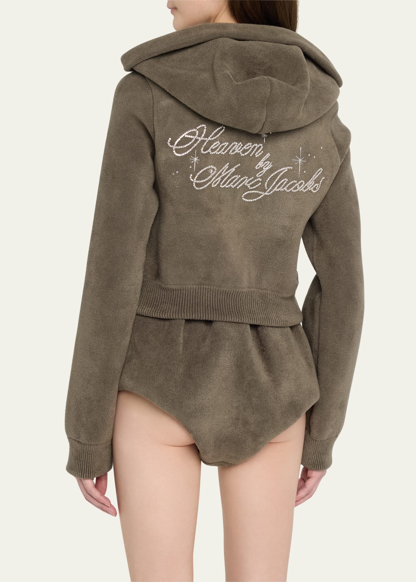 Marc Jacobs Runway Heaven Bear Embroidered Mini Shorts - Bergdorf