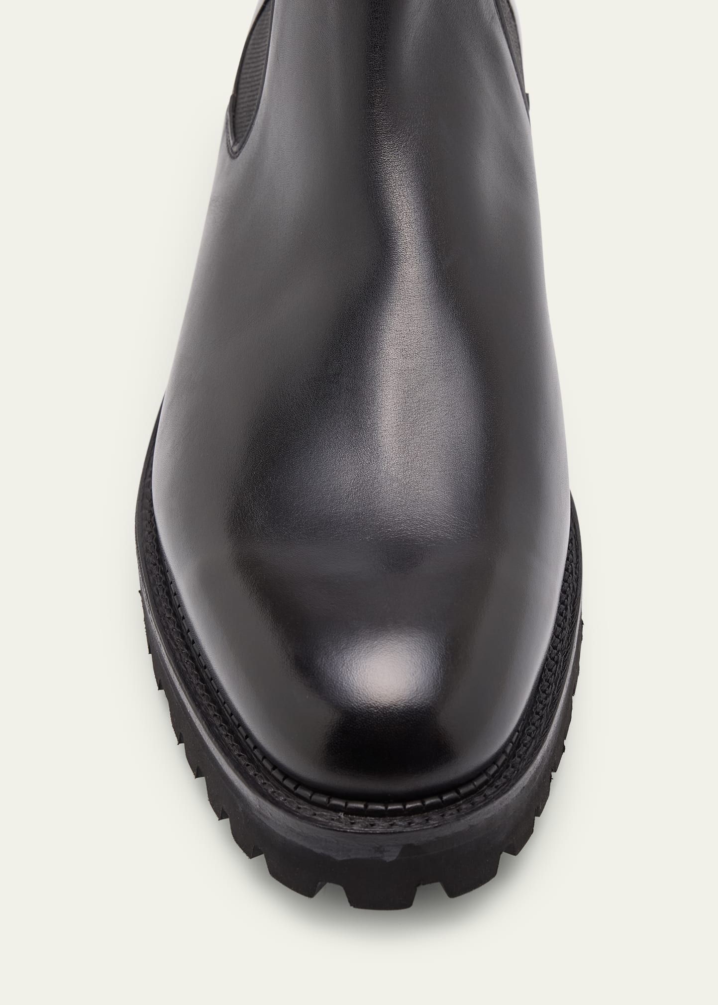 John Lobb Men's Lawry Leather Lug-Sole Chelsea Boots - Bergdorf