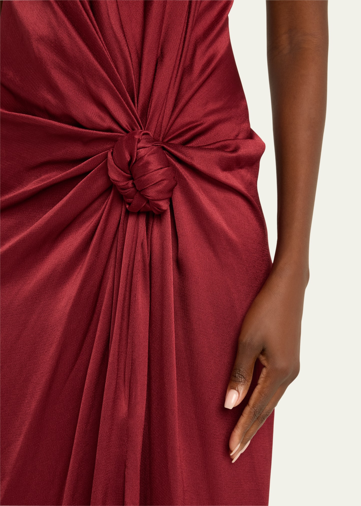 TOMORROWLAND （No.6 ナンバーシックス)シルクドレス Silvia Tcherassi Jazmin Knotted Halter Draped Maxi Dress