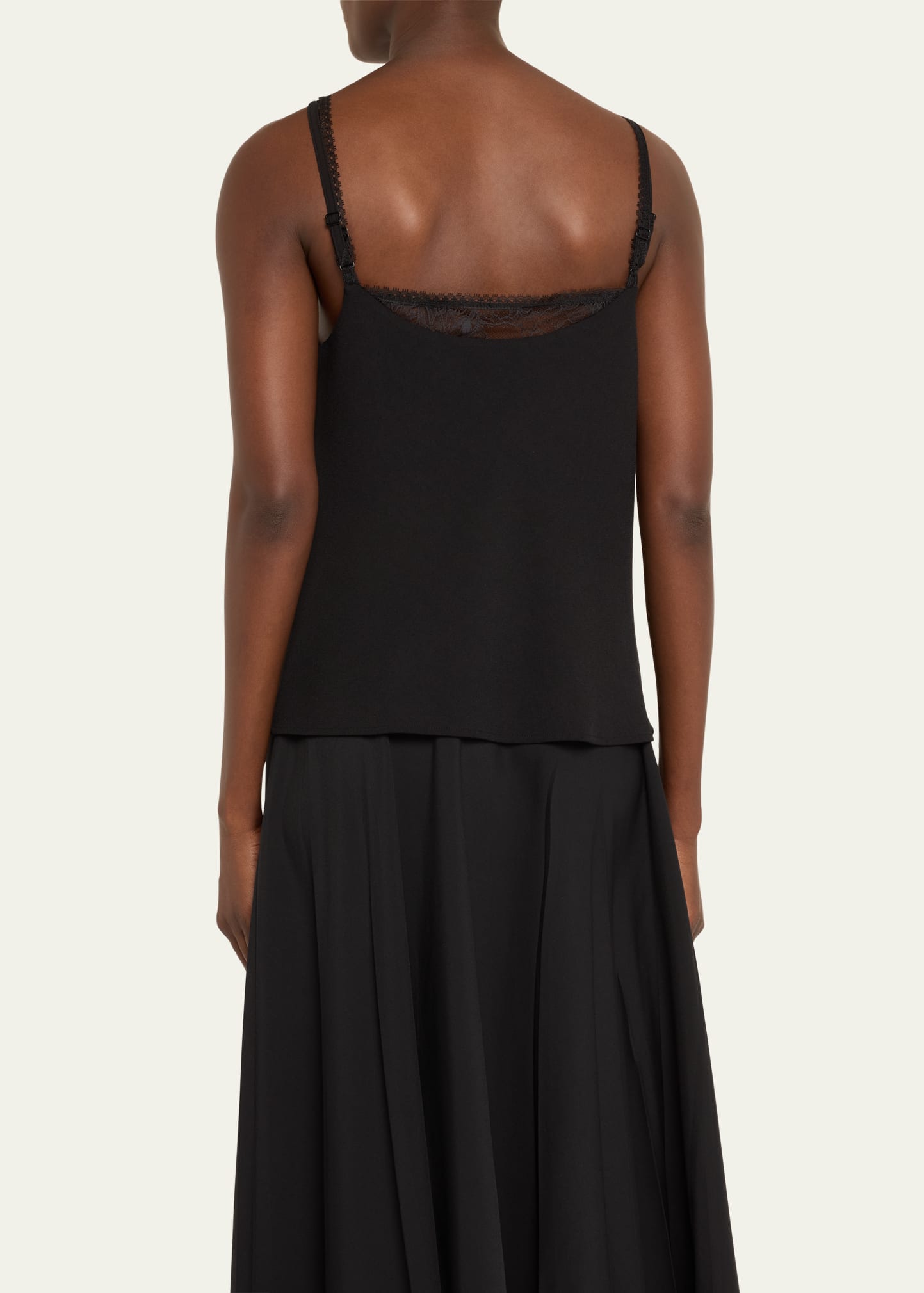 Vince Lace-Trim V-Neck Cami - Bergdorf Goodman