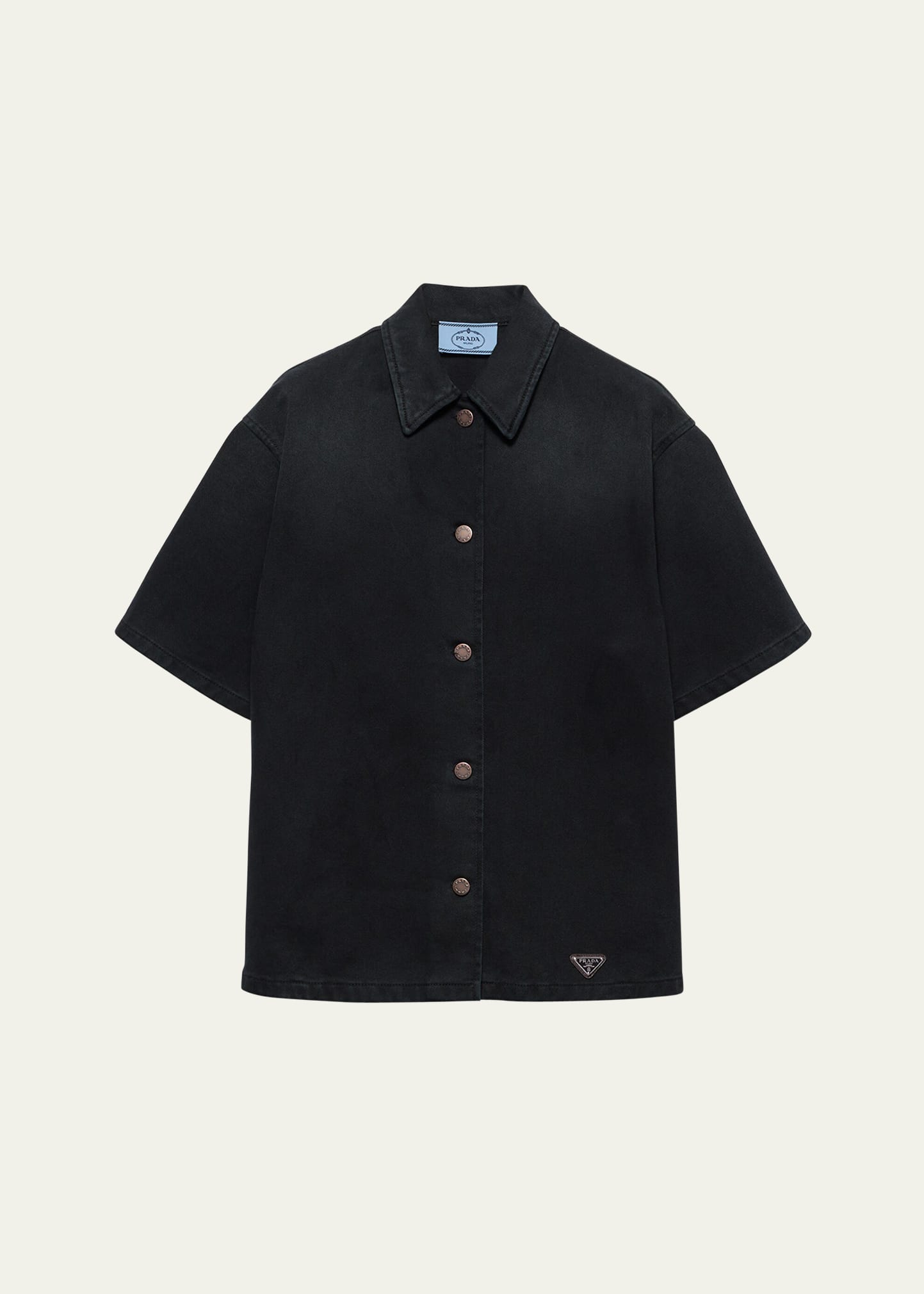 トップス 1999 PRADA Short Sleeve Shirt Velcro Prada // SS 1999