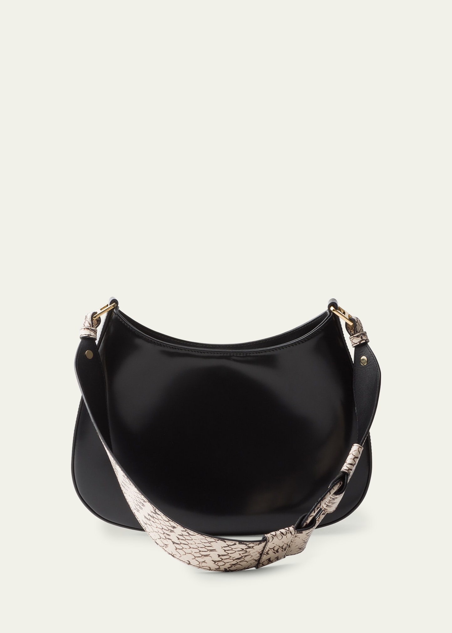 Prada Cleo Snakeskin Leather Shoulder Bag - Bergdorf Goodman