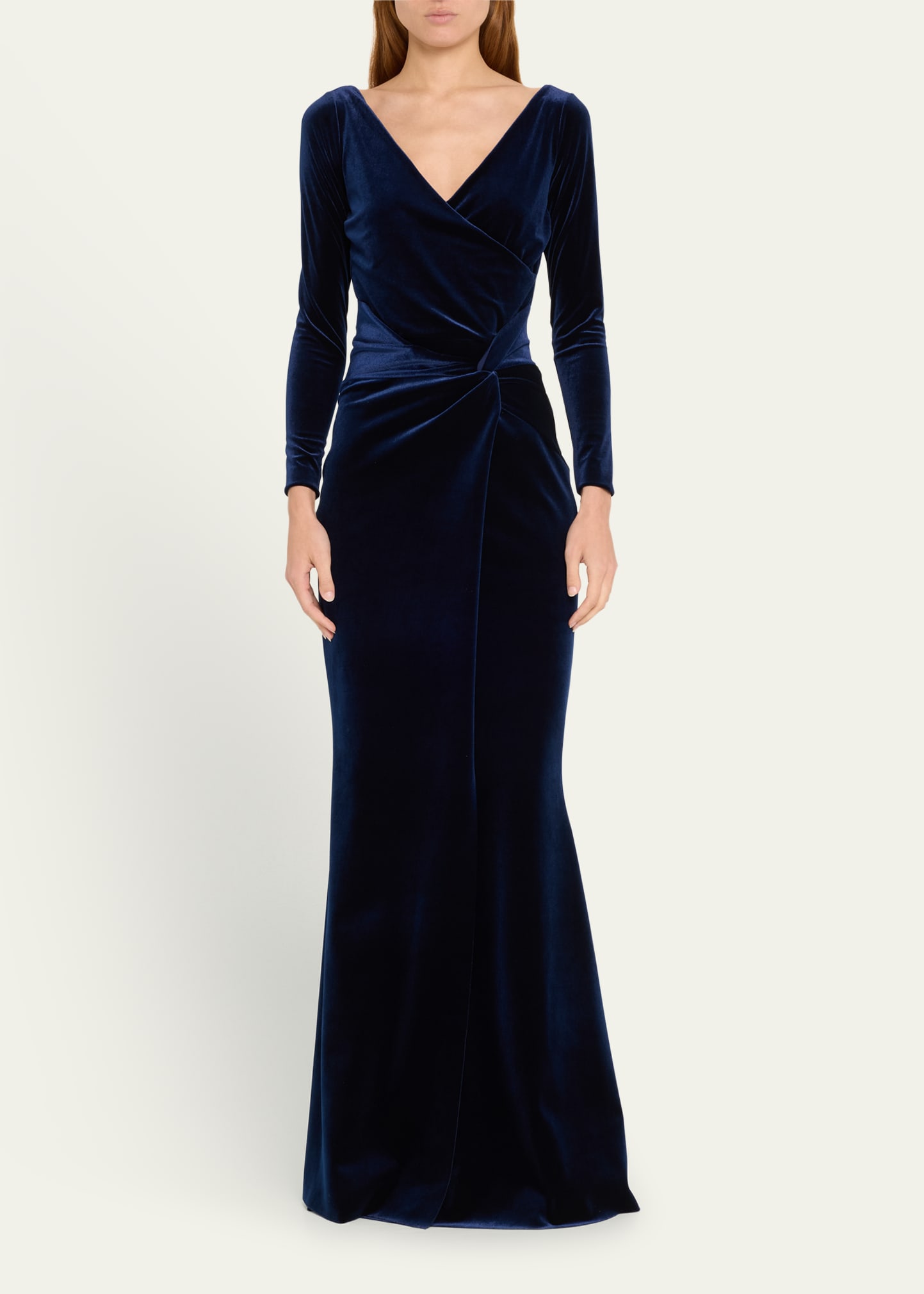 chinese dress ladies Annika Velvet Midi Dress