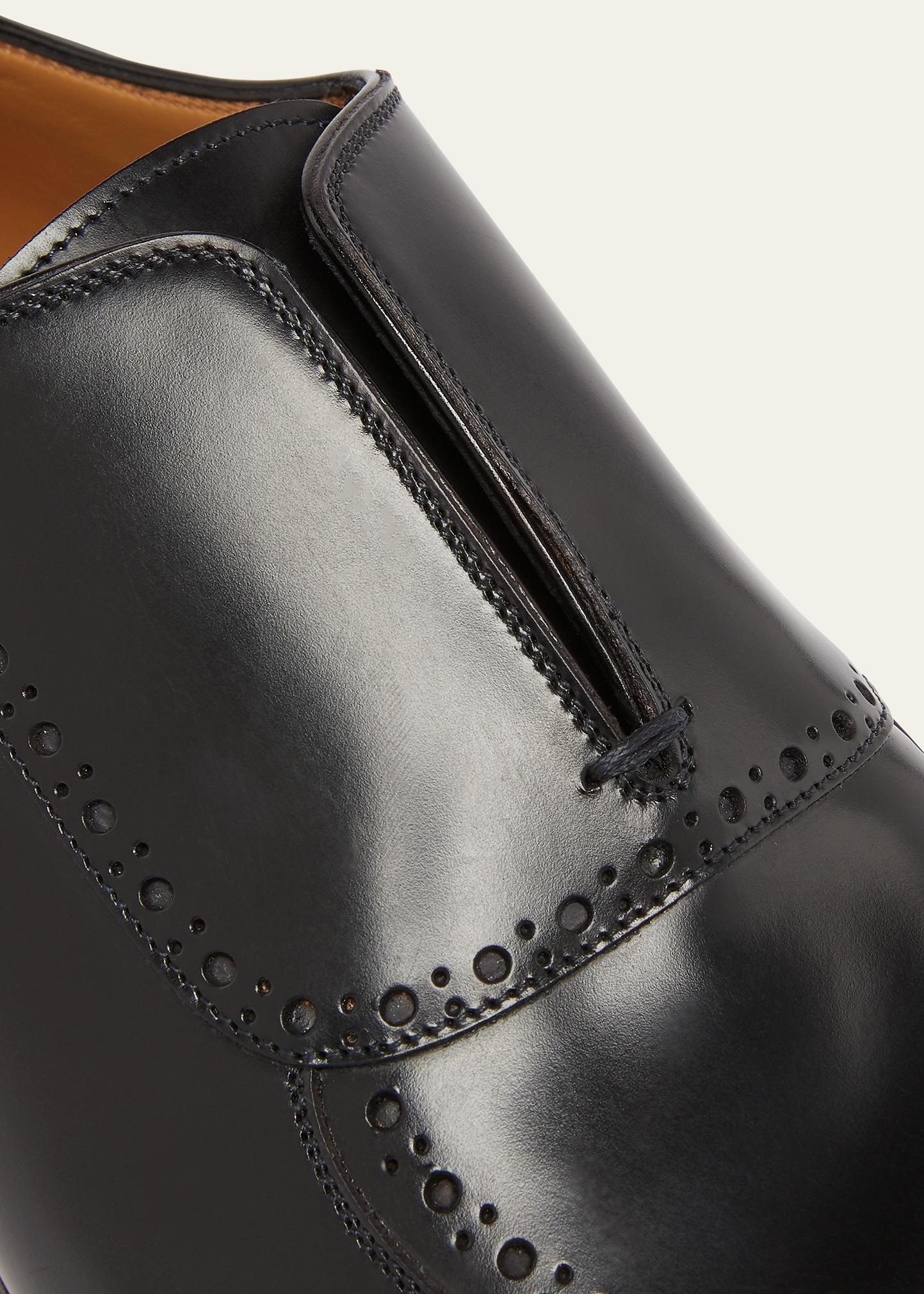 ********Men’s Christian Louboutin LAFITOCH leather Oxfords. Size 45.5./ l2.5 US. Christian Louboutin Lafitoch Leather Oxford Shoes - Brown  main image 4