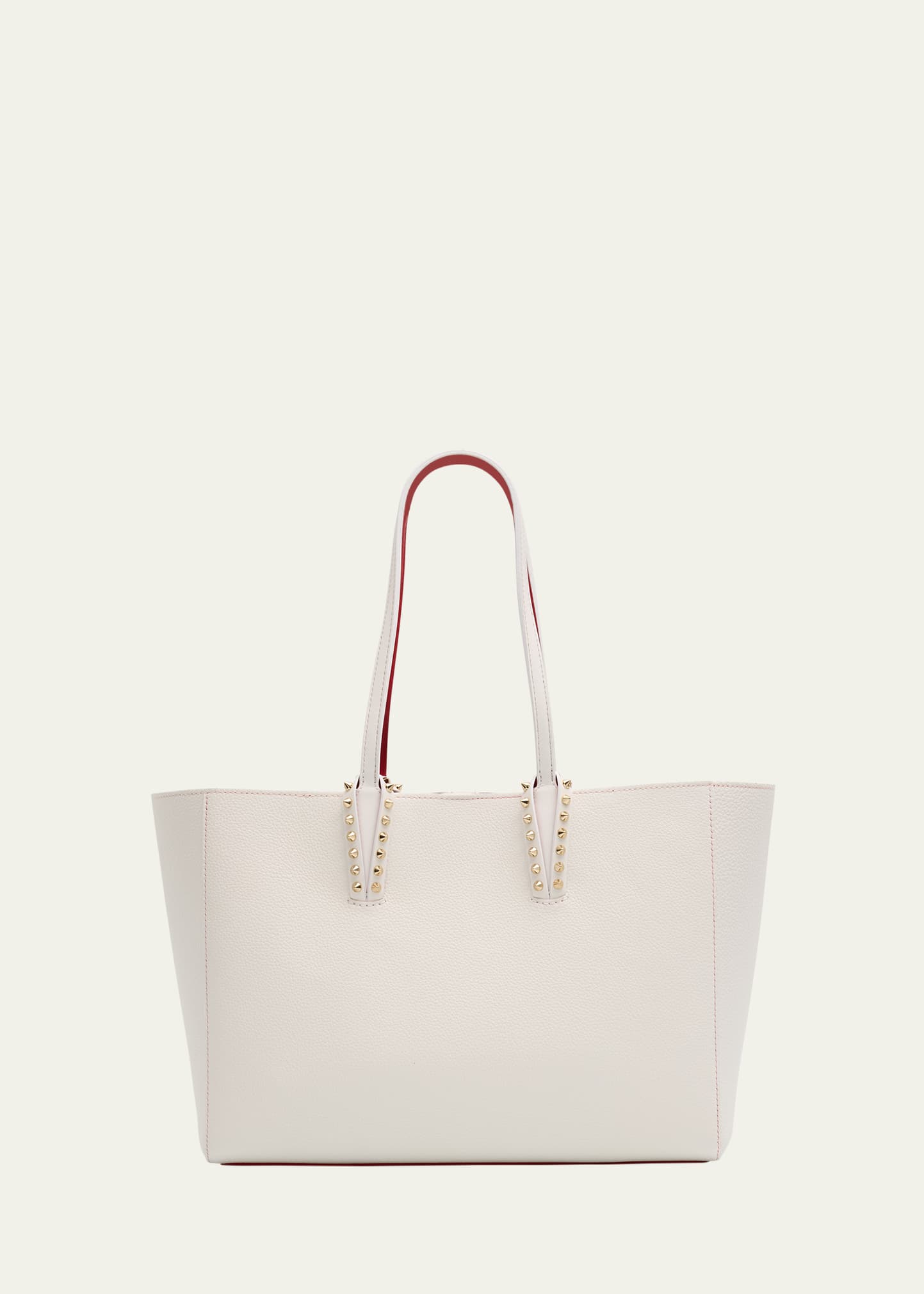 sale★クリスチャンルブタン★Cabata small soft leather bag Christian Louboutin Cabata Soft Small Tote Bag in Grained