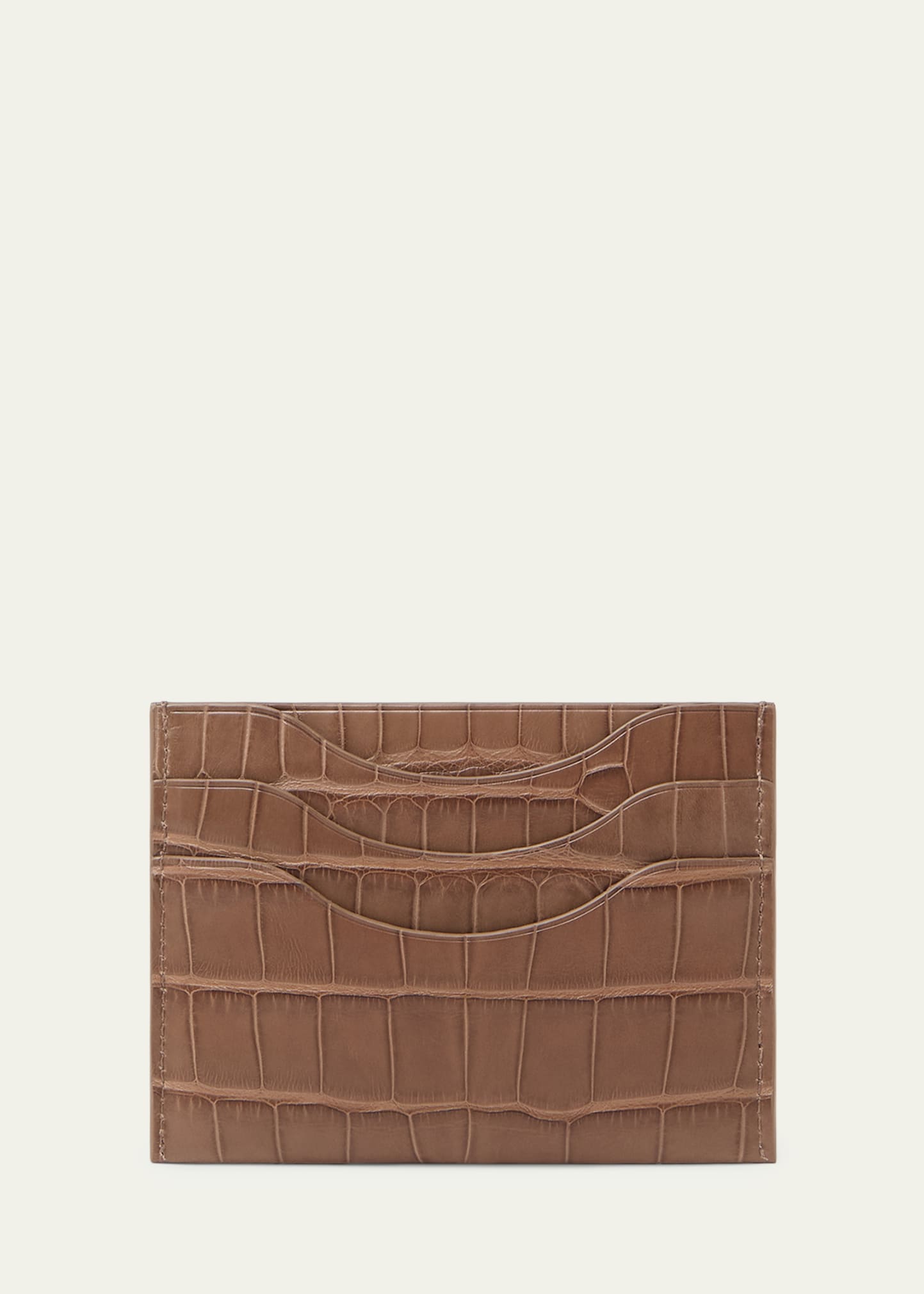 Loro Piana Men's Soft Alligator Card Holder - Bergdorf Goodman