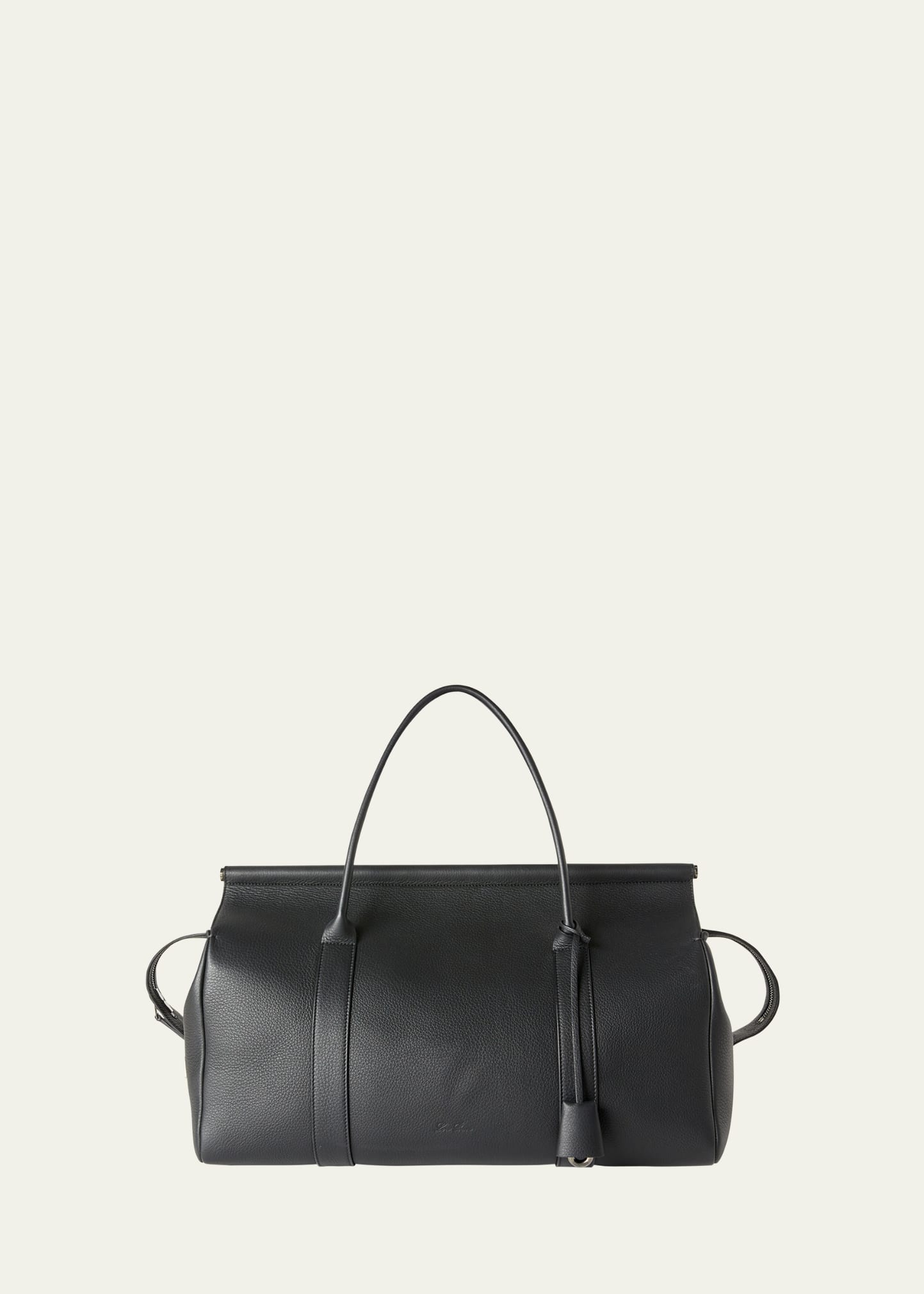 メンズバック。ロンハ-マンコラボ Loro Piana Men's Loom L42 Leather Weekender Bag - Bergdorf Goodman