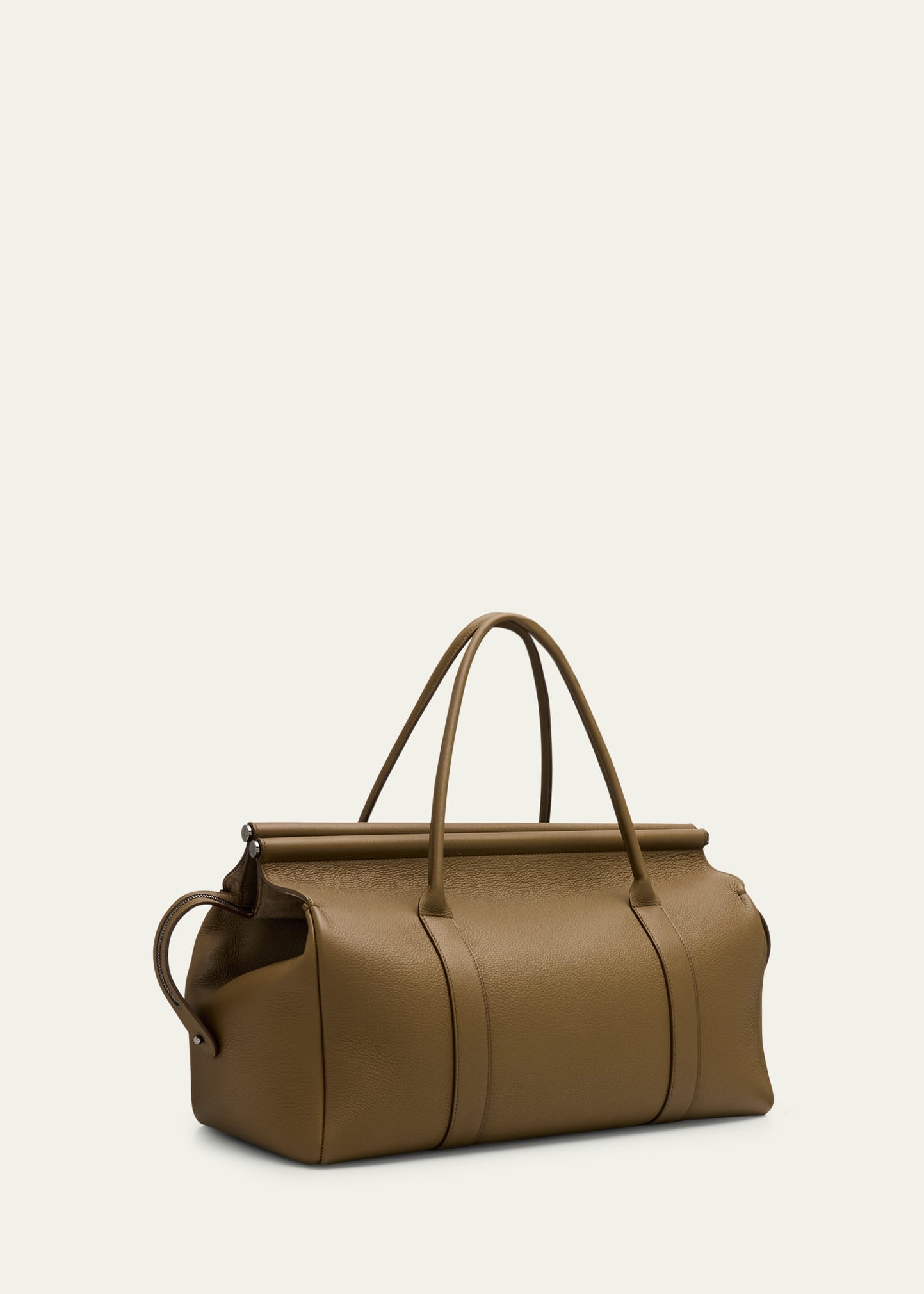 メンズバック。ロンハ-マンコラボ Loro Piana Men's Loom L42 Leather Weekender Bag - Bergdorf Goodman
