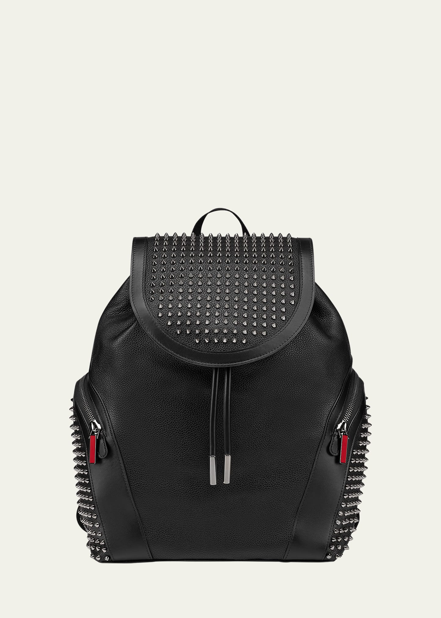 Christian Louboutin LOVE グラフィックバックパック Christian Louboutin Men's Funky Spikes Leather Backpack