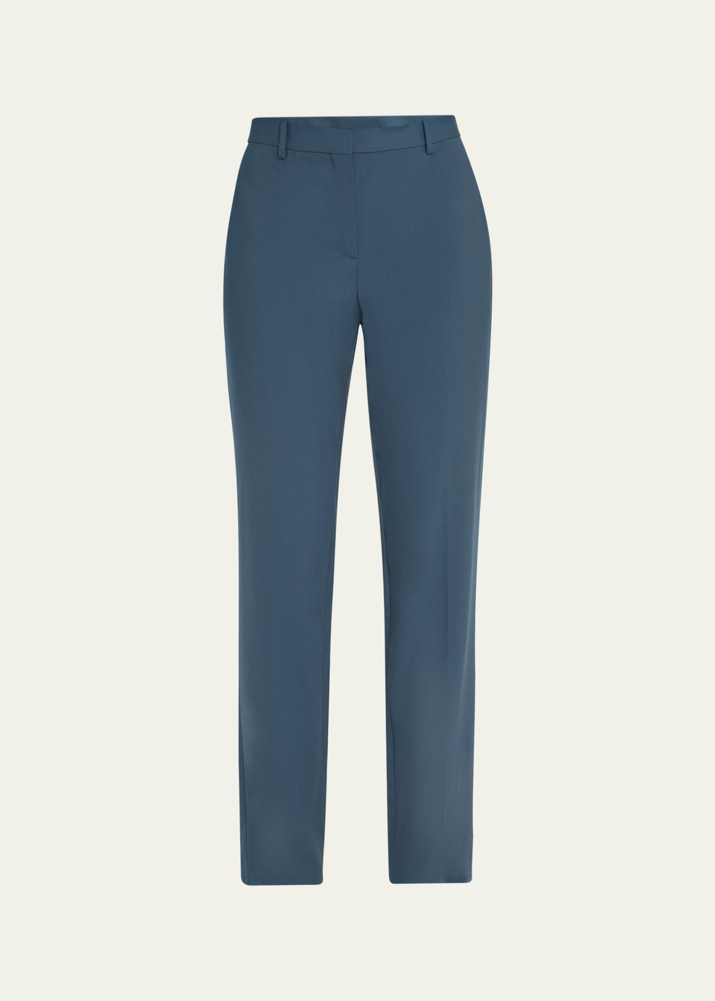 Theory Treeca Traceable Wool Full-Length Slim Trousers