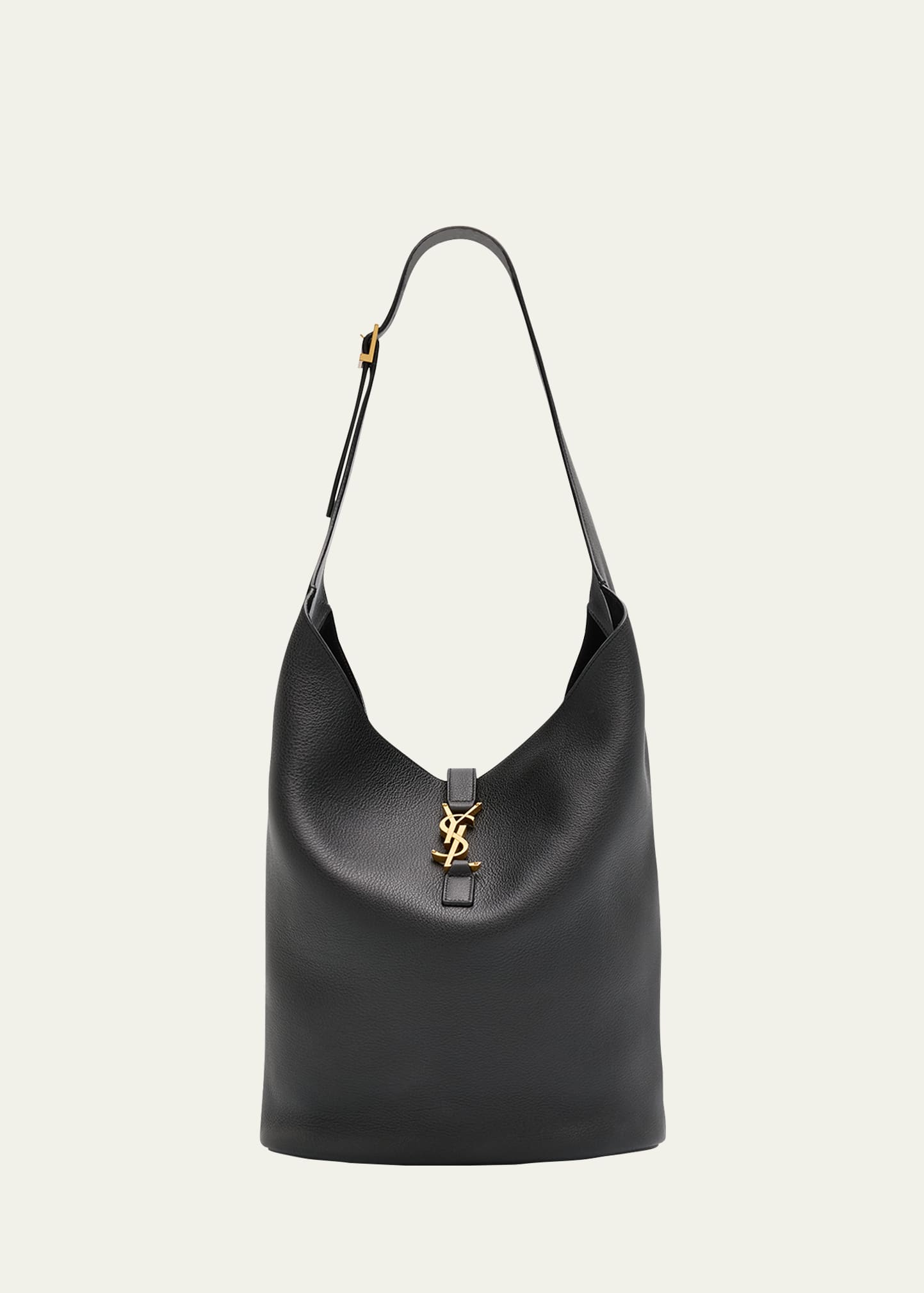 Saint Laurent Le 5 A 7 YSL Hobo Bag in Lamb Leather