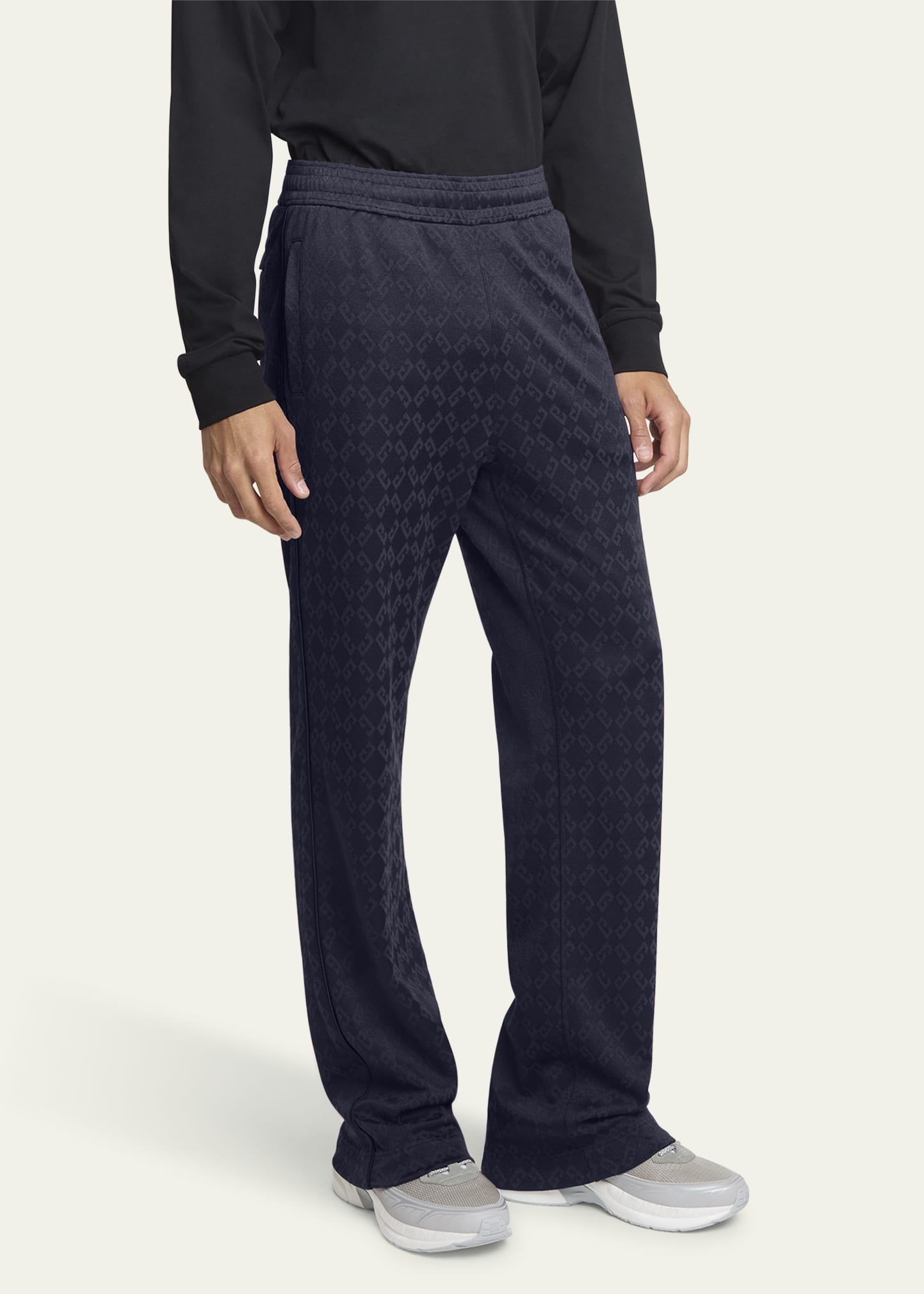 Givenchy Men's 2G Jersey Track Pants - Bergdorf Goodman