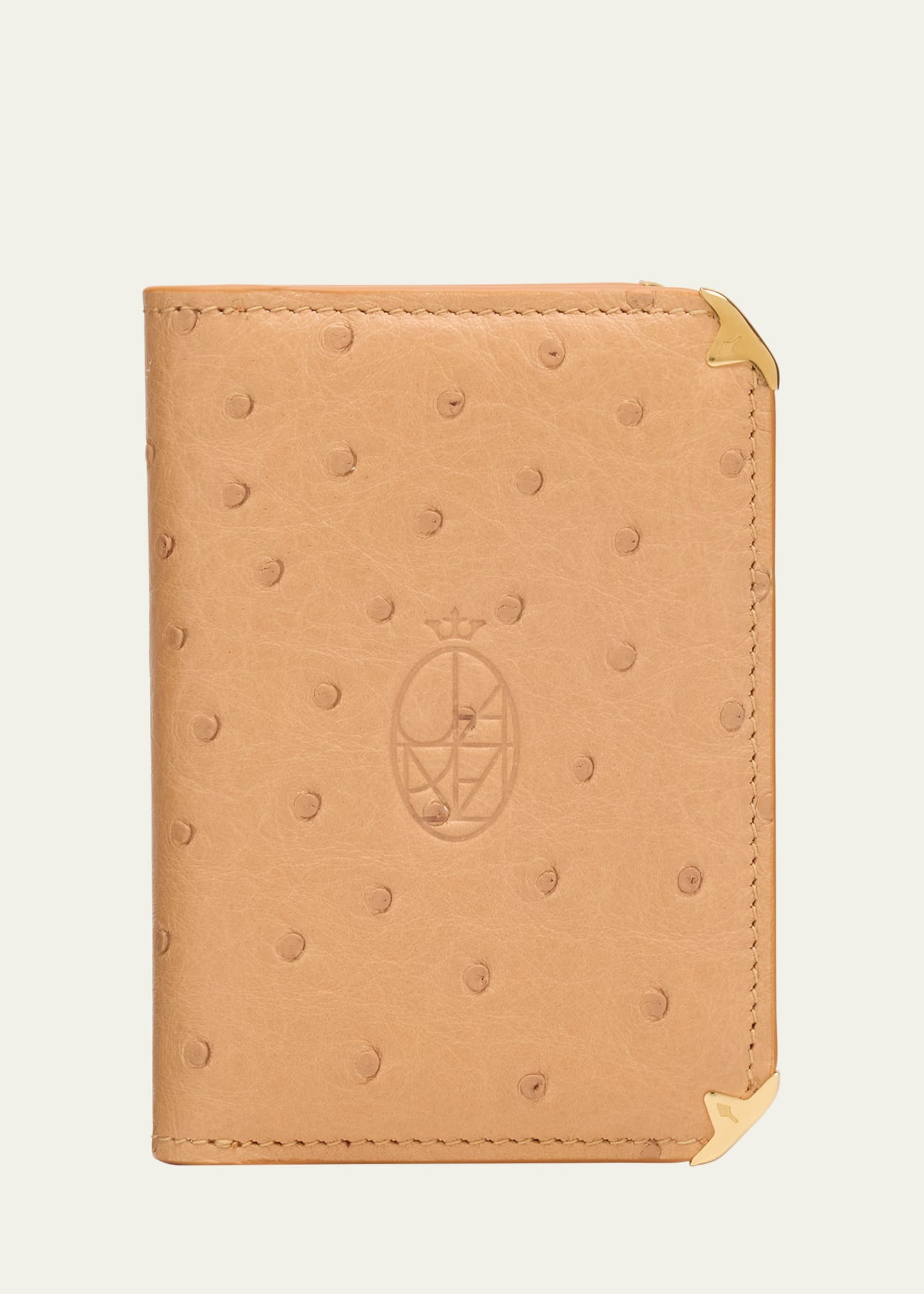Jacques Marie Mage Men's Elston Ostrich Trifold Wallet - Bergdorf