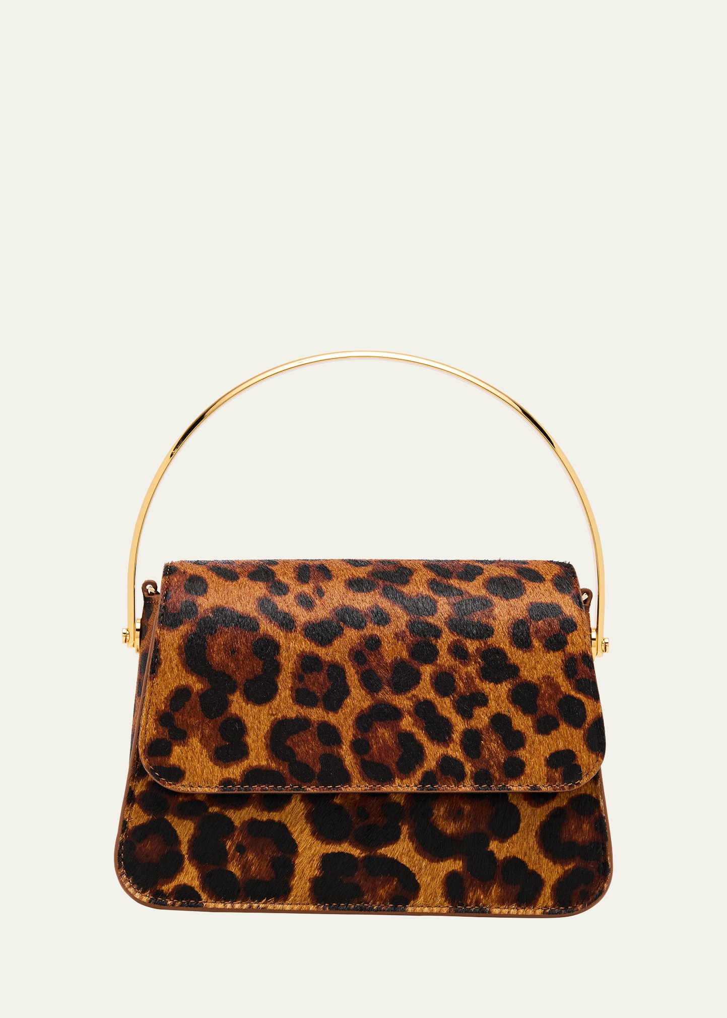 SIMKHAI Aria Mini Leopard Calf Hair Top-Handle Bag - Bergdorf Goodman