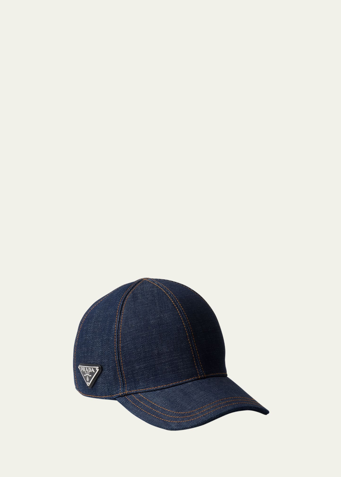 Denim Baseball Cap Prada Denim Hat Prada Denim Baseball Cap Light