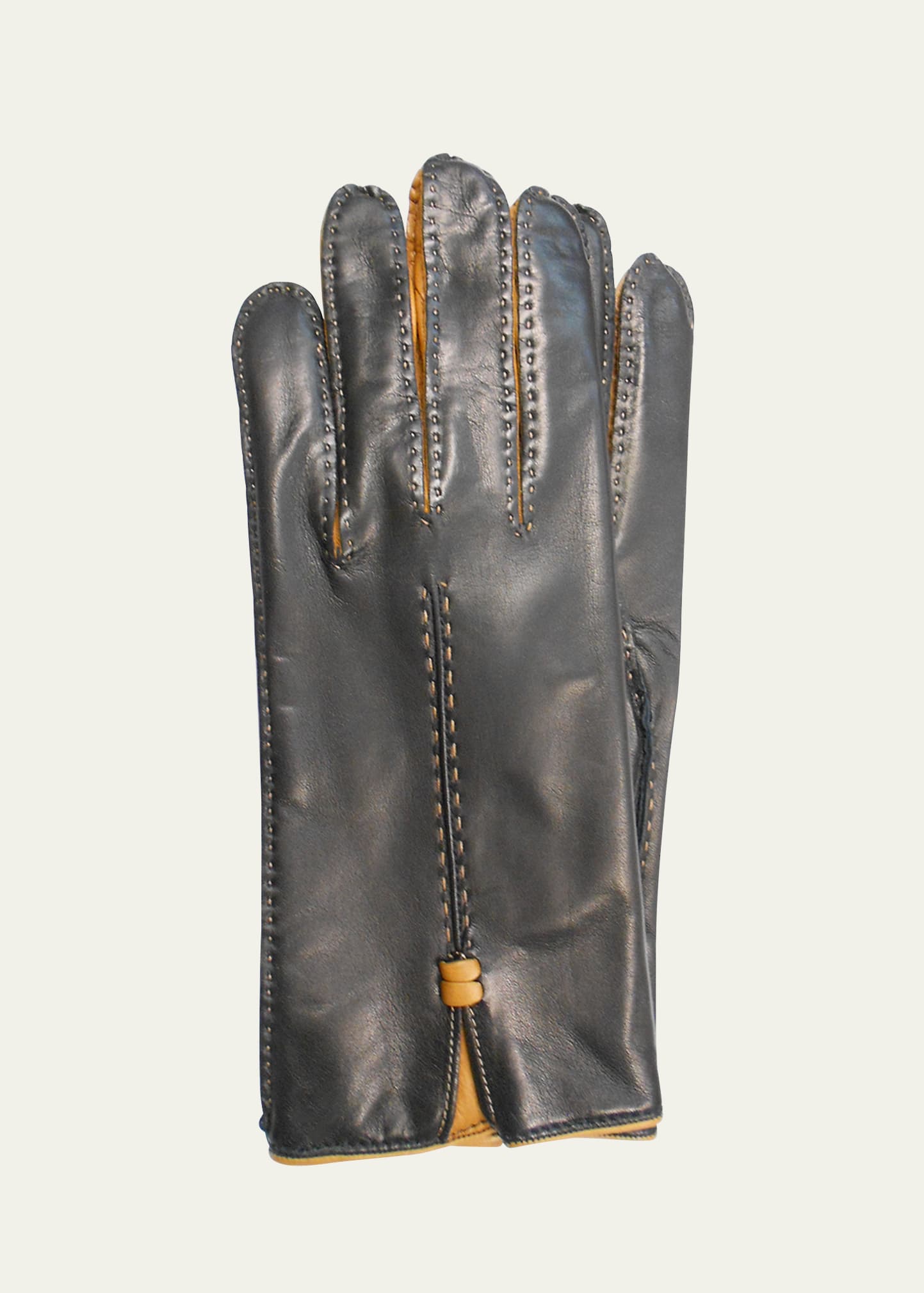 Guanti Giglio Fiorentino Two-Tone Napa Leather Gloves - Bergdorf