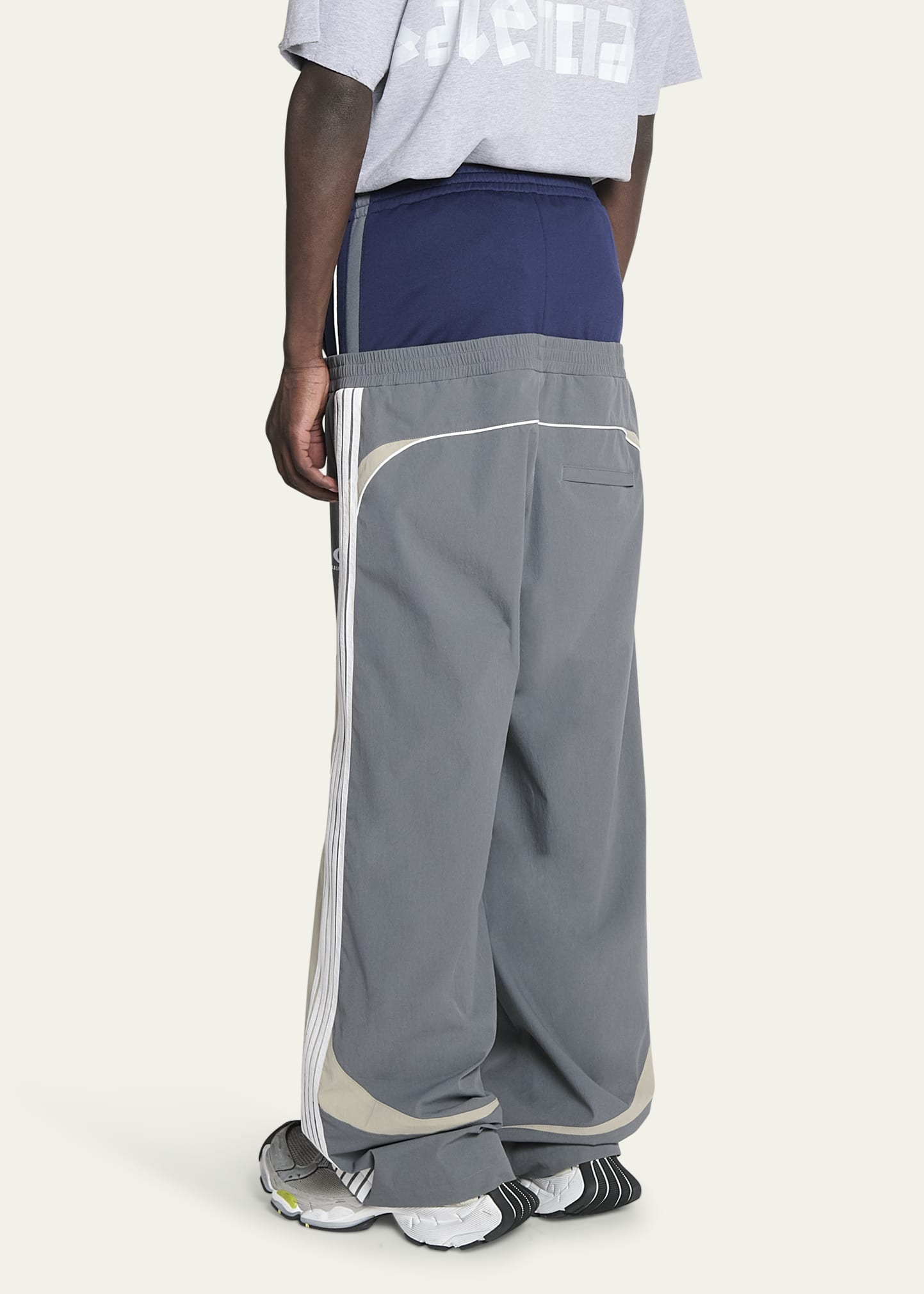 Balenciaga Men's Double-Waist Tracksuit Pants - Bergdorf Goodman