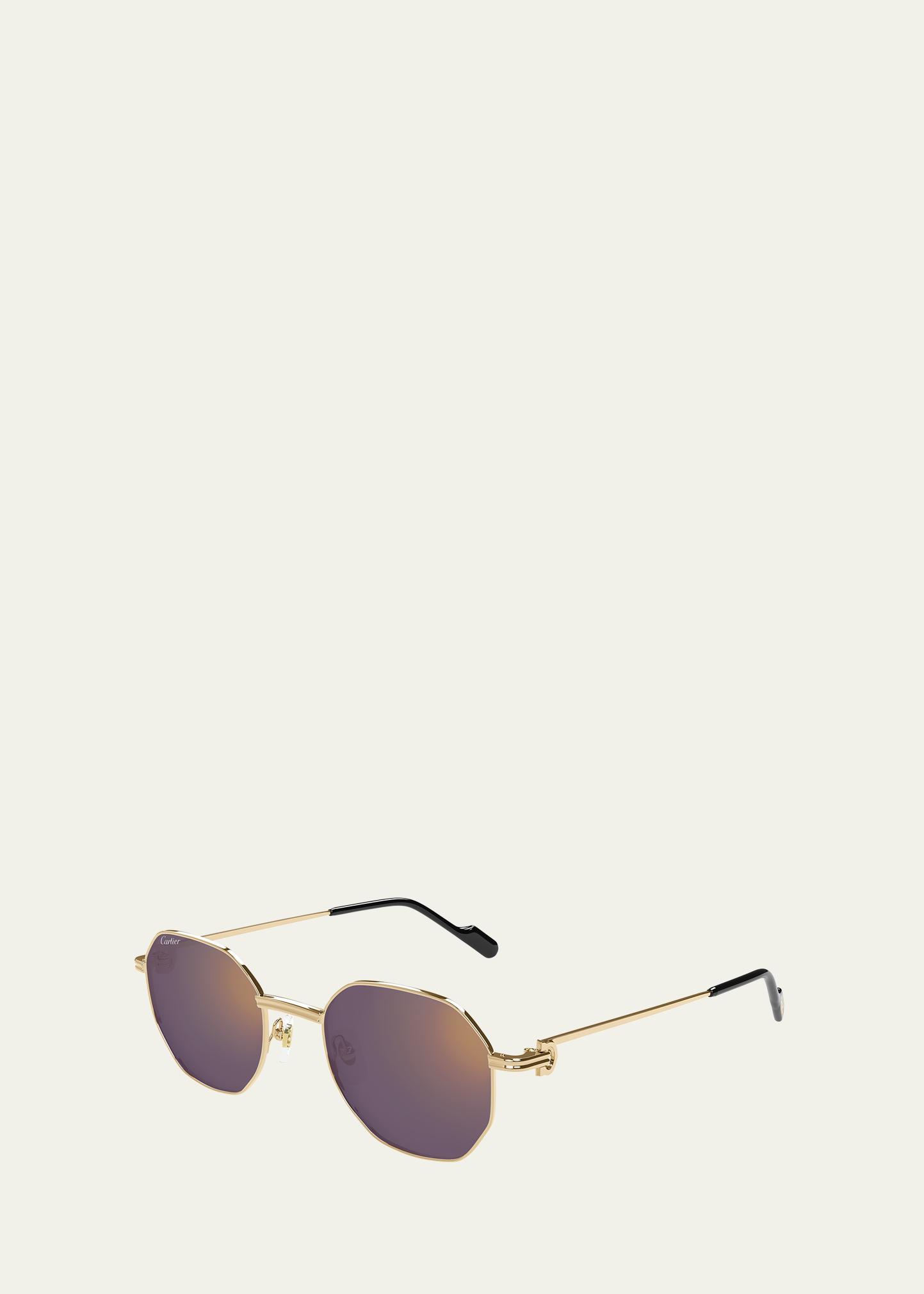 NIB Cartier Mirrored Sunglasses Cartier Première CT0540S Sunglasses 002 Dark Havana - eye-oo.com main image 3