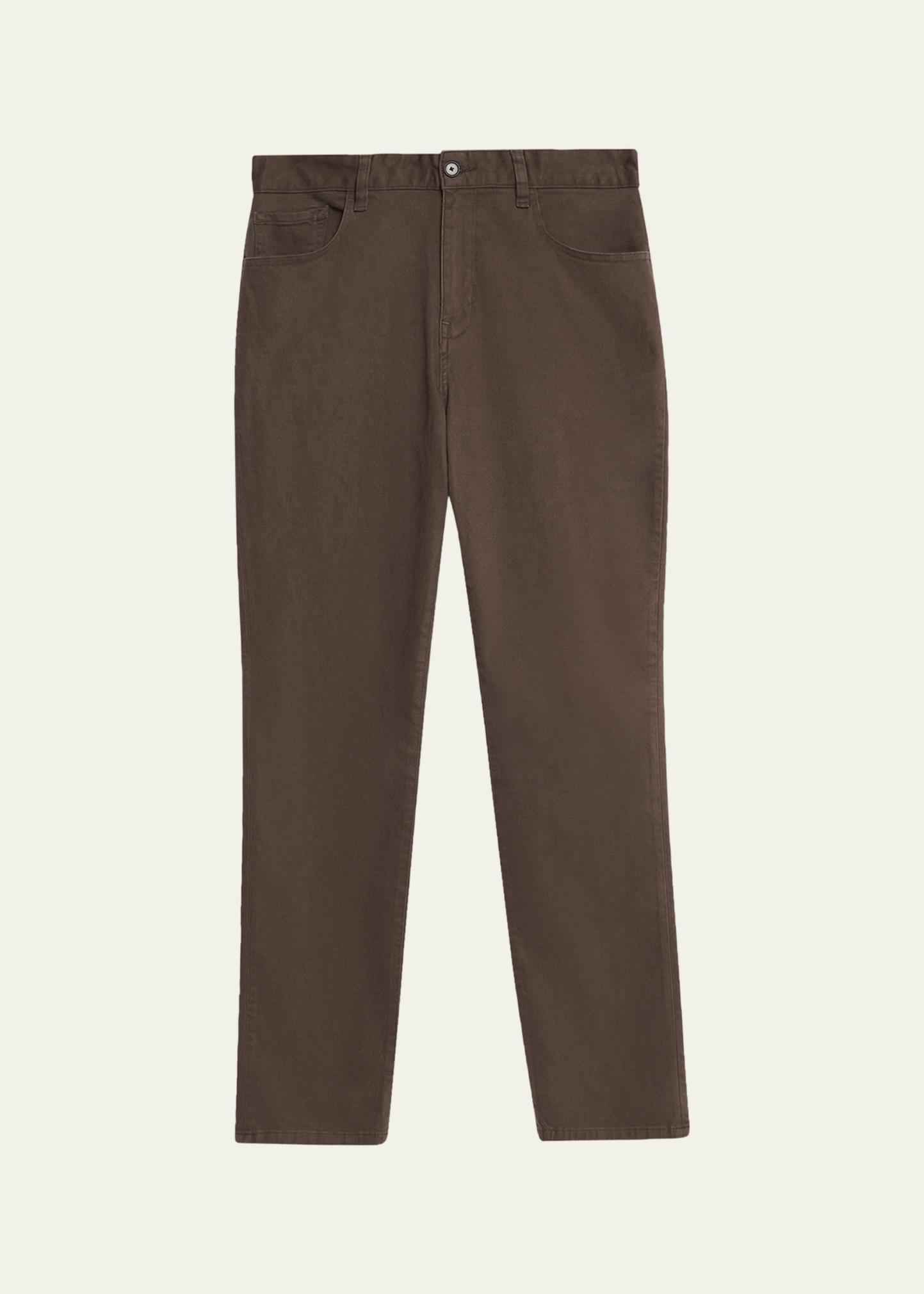 Vince Men's Dylan Peached Cotton 5-Pocket Pants - Bergdorf Goodman