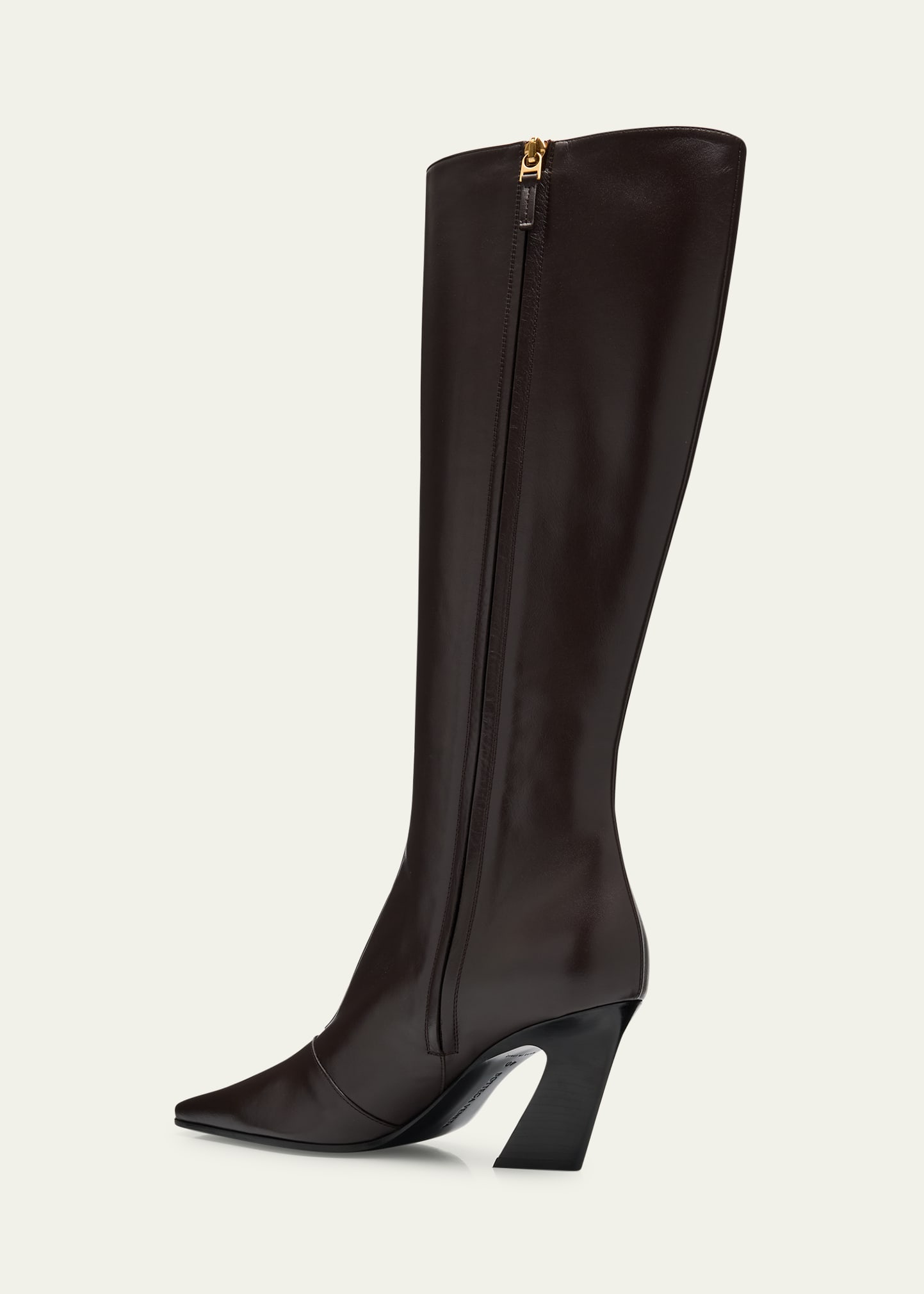 Bottega Veneta Lewis Calfskin Leather Knee Boots - Bergdorf Goodman