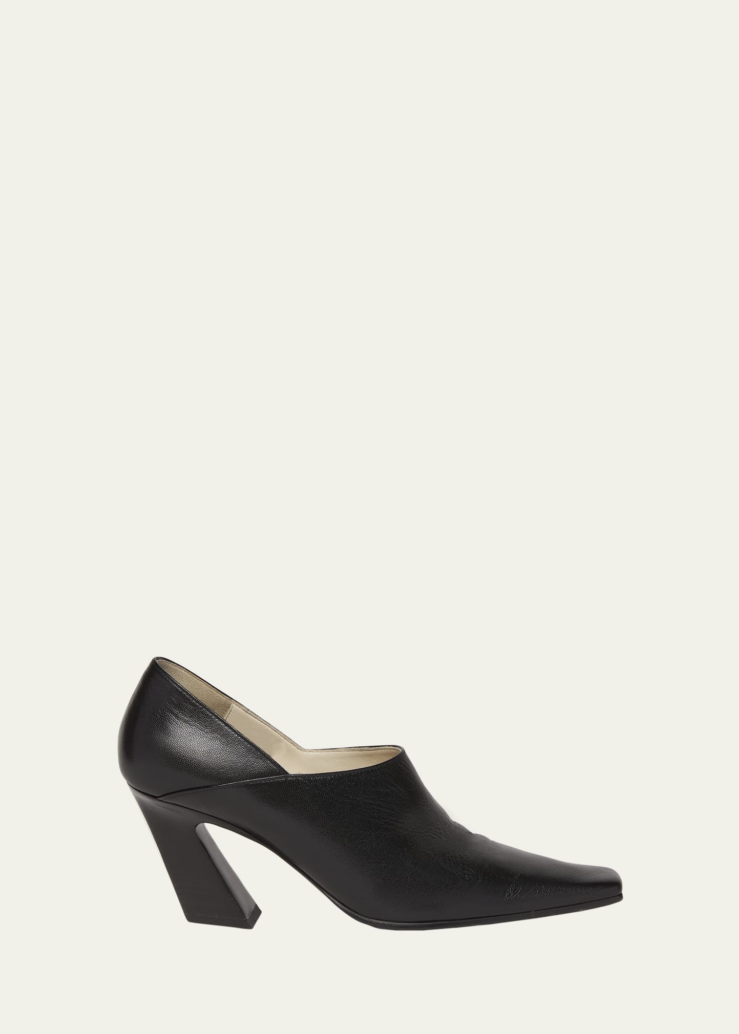 【関税&送料込】Bottega Veneta With Heel Black Bottega Veneta Lewis Calfskin Block-Heel Pumps - Bergdorf