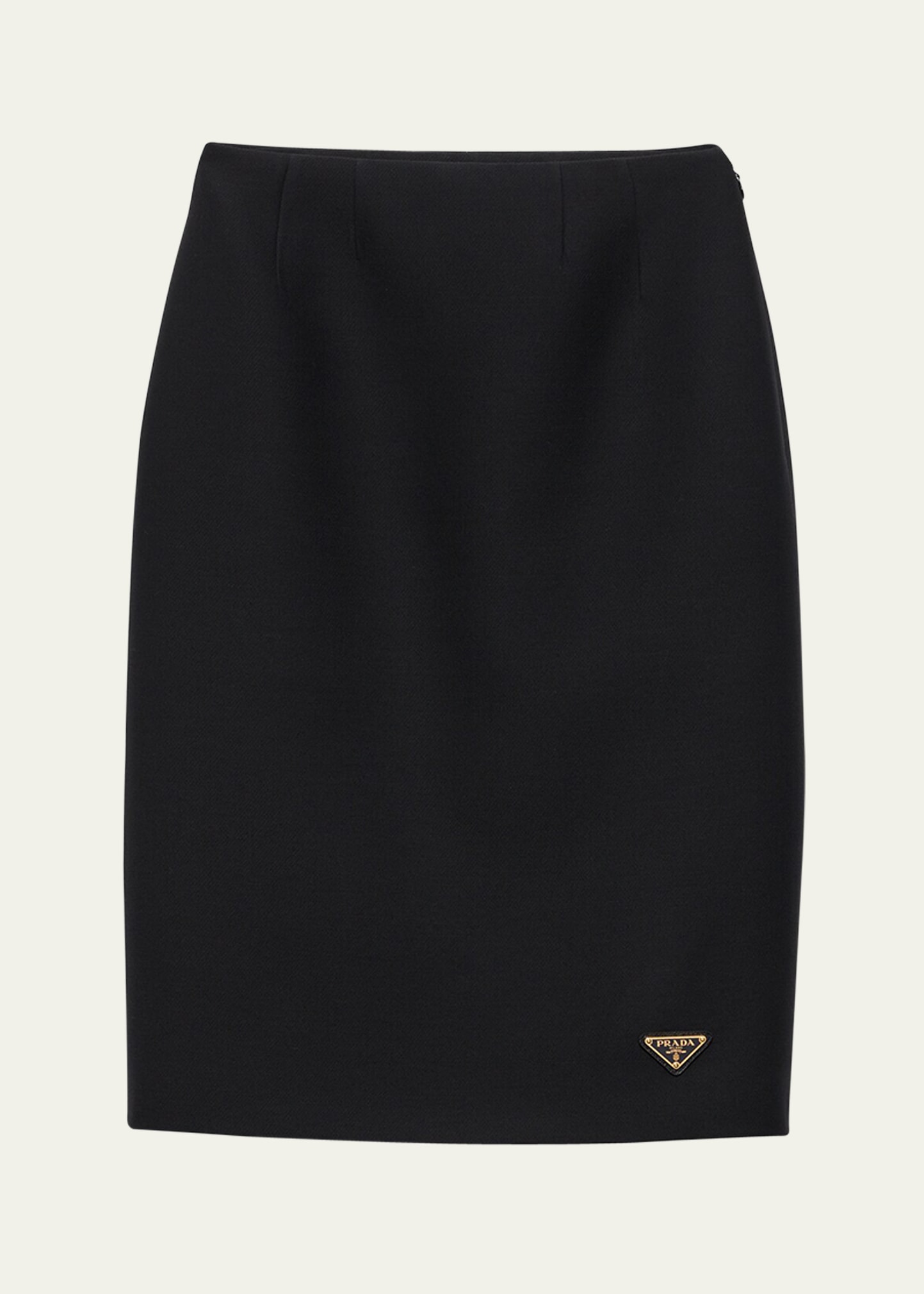 【プラダ・PRADA】Wool knit skirt Prada Pencil Tricotine Wool Skirt - Bergdorf Goodman