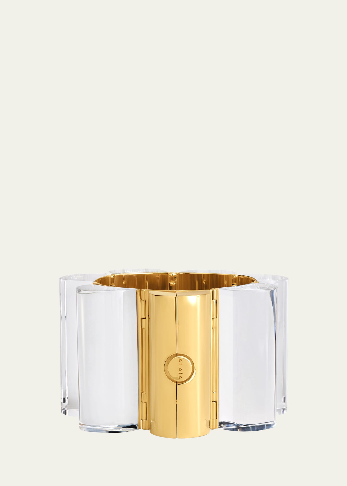 ALAIA Lucite Stacking Tube Cuff Bracelet - Bergdorf Goodman
