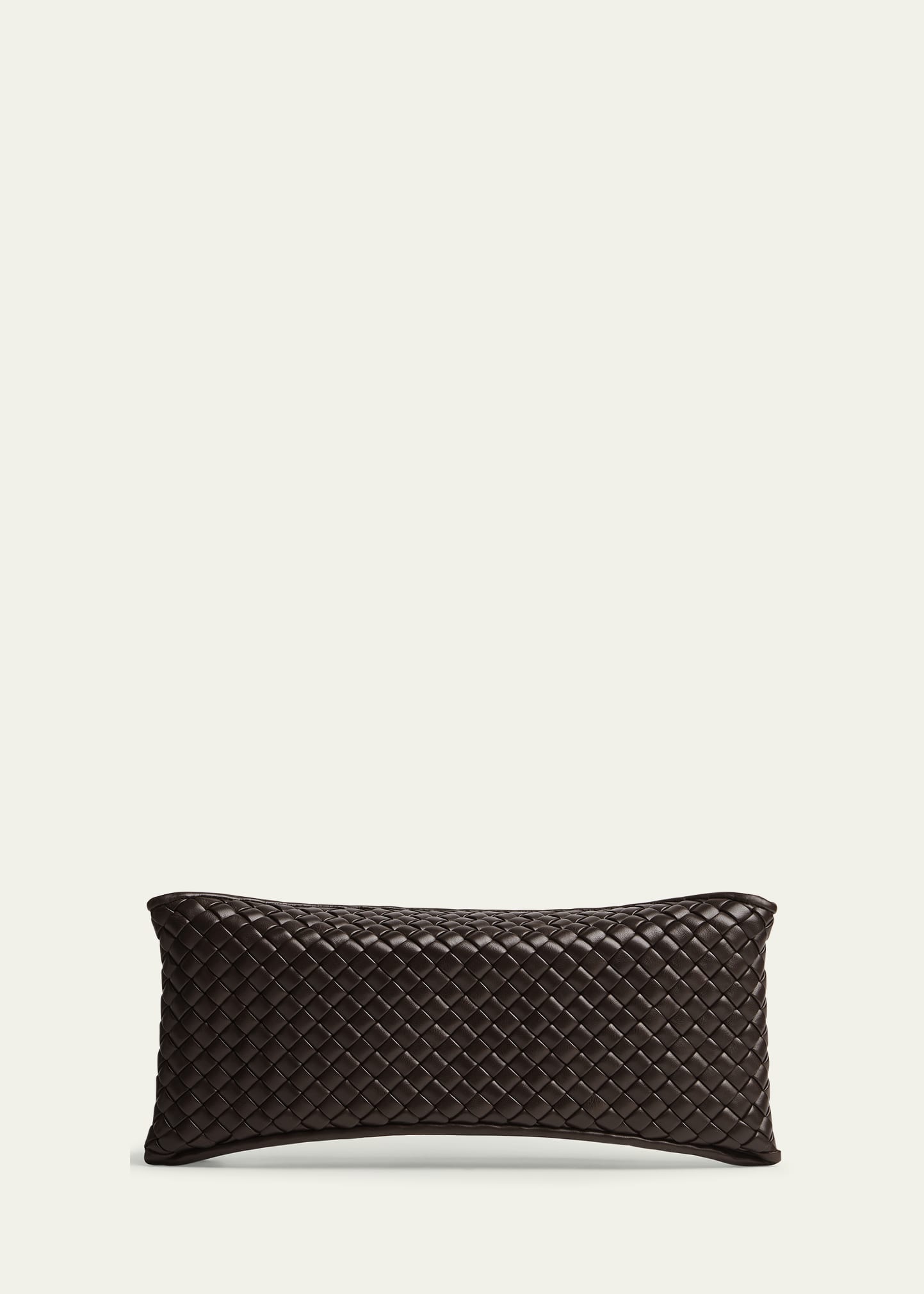 ショルダーバッグ・ポシェット BOTTEGA VENETA Chocolate Nappa Leather Cobble Clutch Bottega Veneta Cobble Pouch Clutch Bag - Bergdorf Goodman