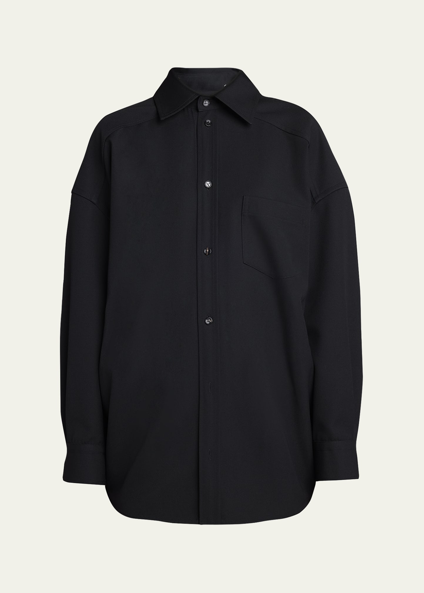 Tシャツ・カットソー BOTTEGA VENETA COTTON TWILL OVER SHIRT (761431 V2T108390) GREY Bottega Veneta COTTON TWILL OVER SHIRT (761431) – LOZURI®