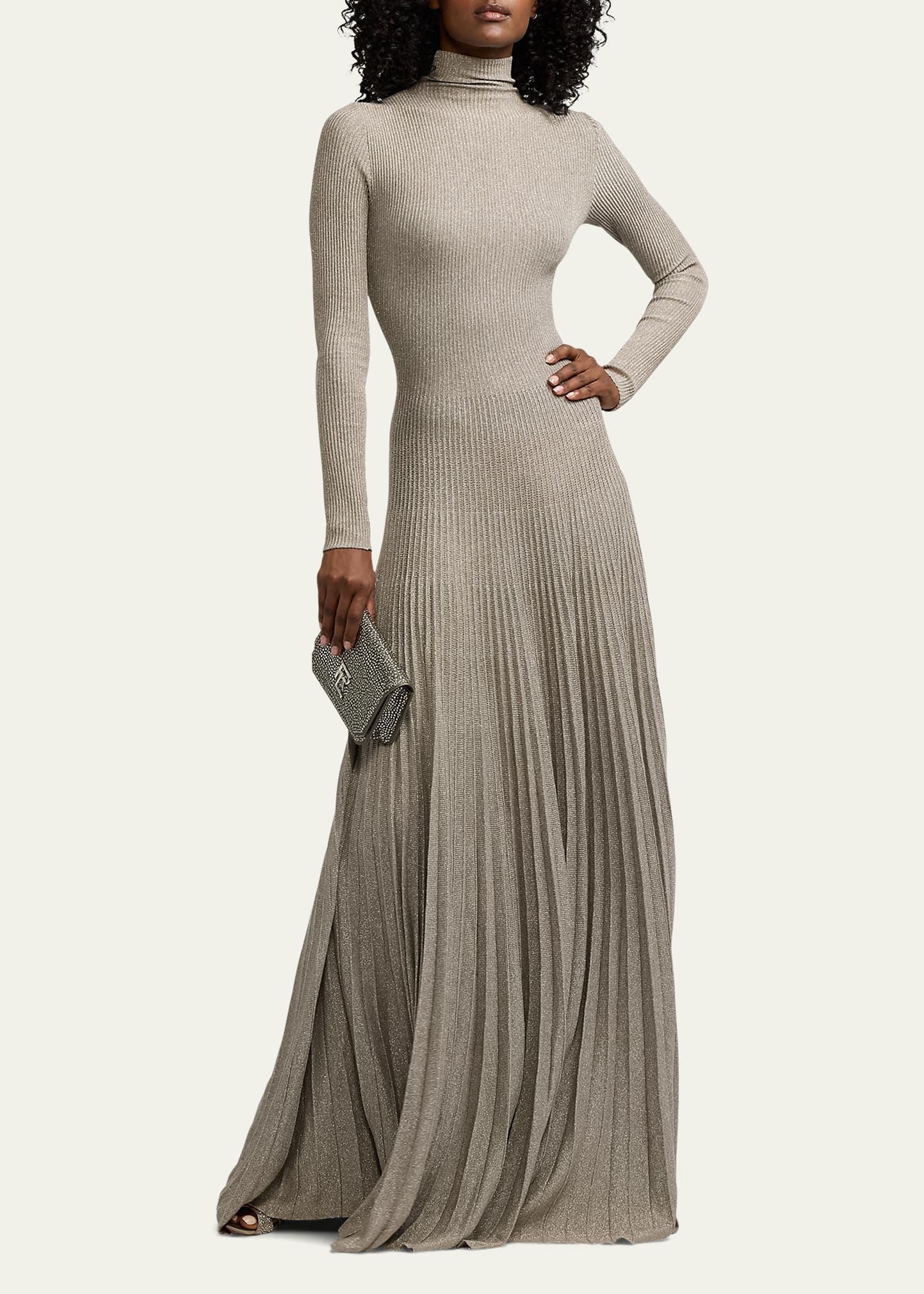 green emerald velvet dress Knit Off-Shoulder Sweater Maxi Dress