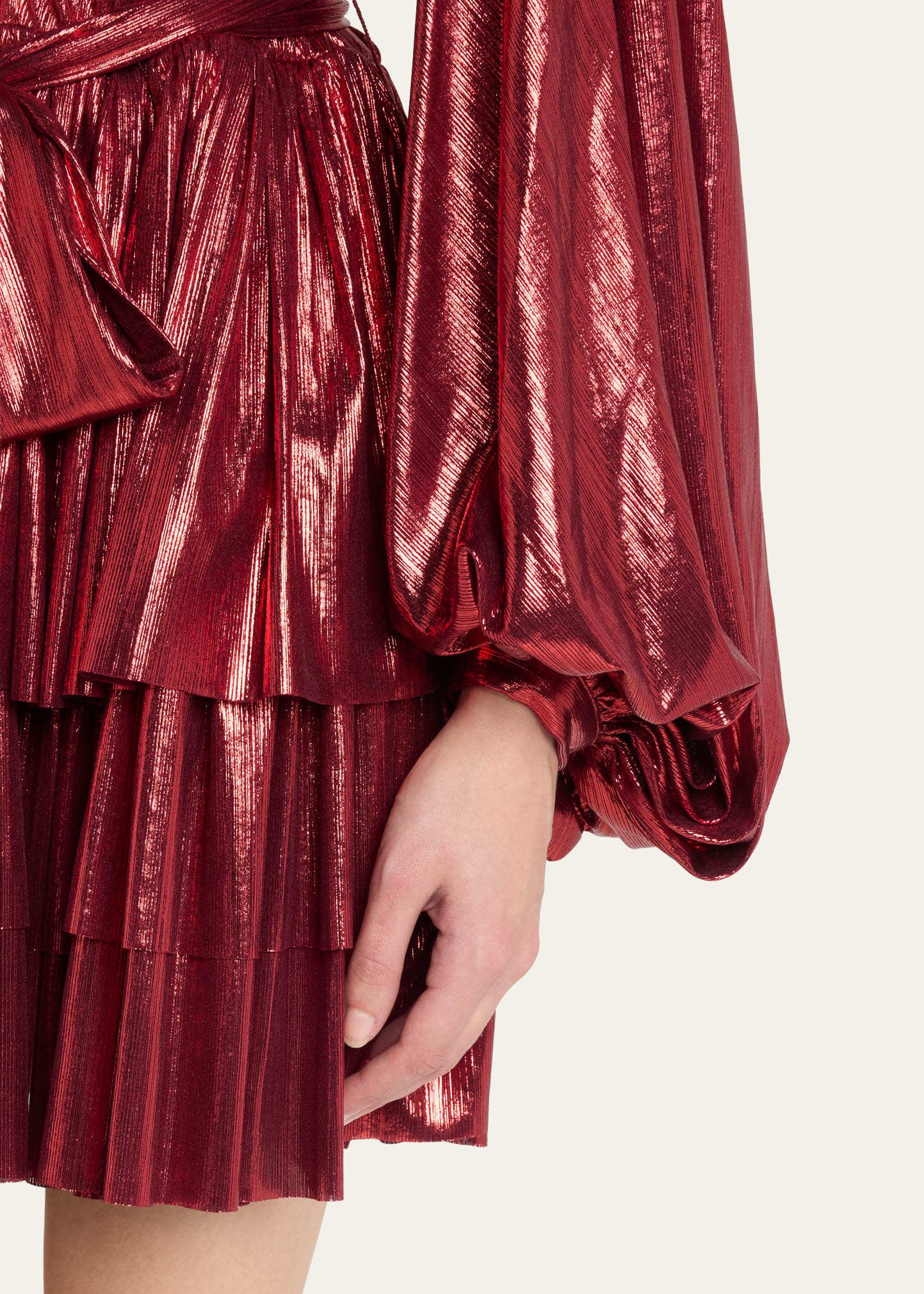 bedouin metallic mini dress Bedouin Metallic Mini Dress by Bronx and Banco