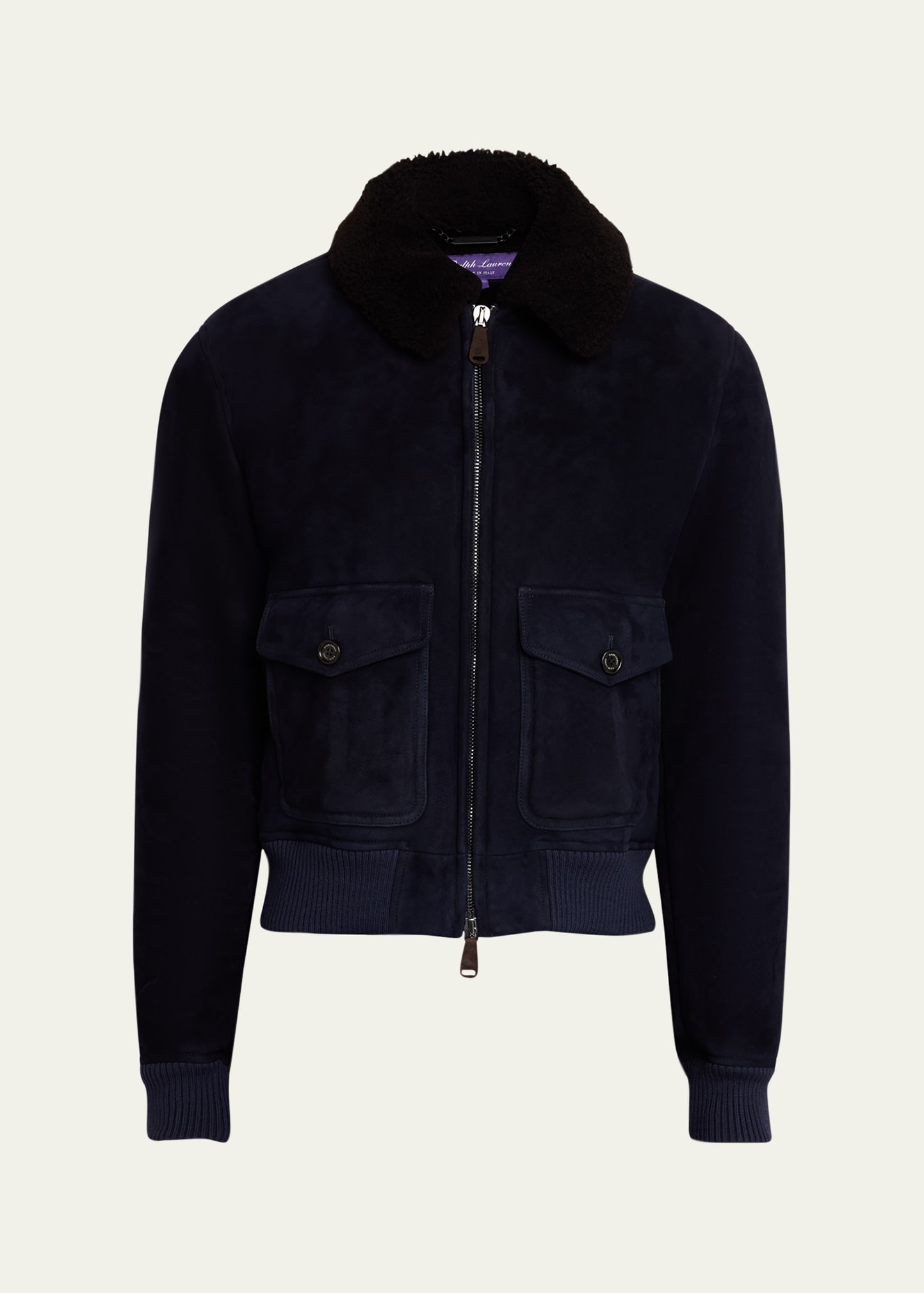 Ralph Lauren Purple Label Men's Shearling Bomber Jacket - Bergdorf