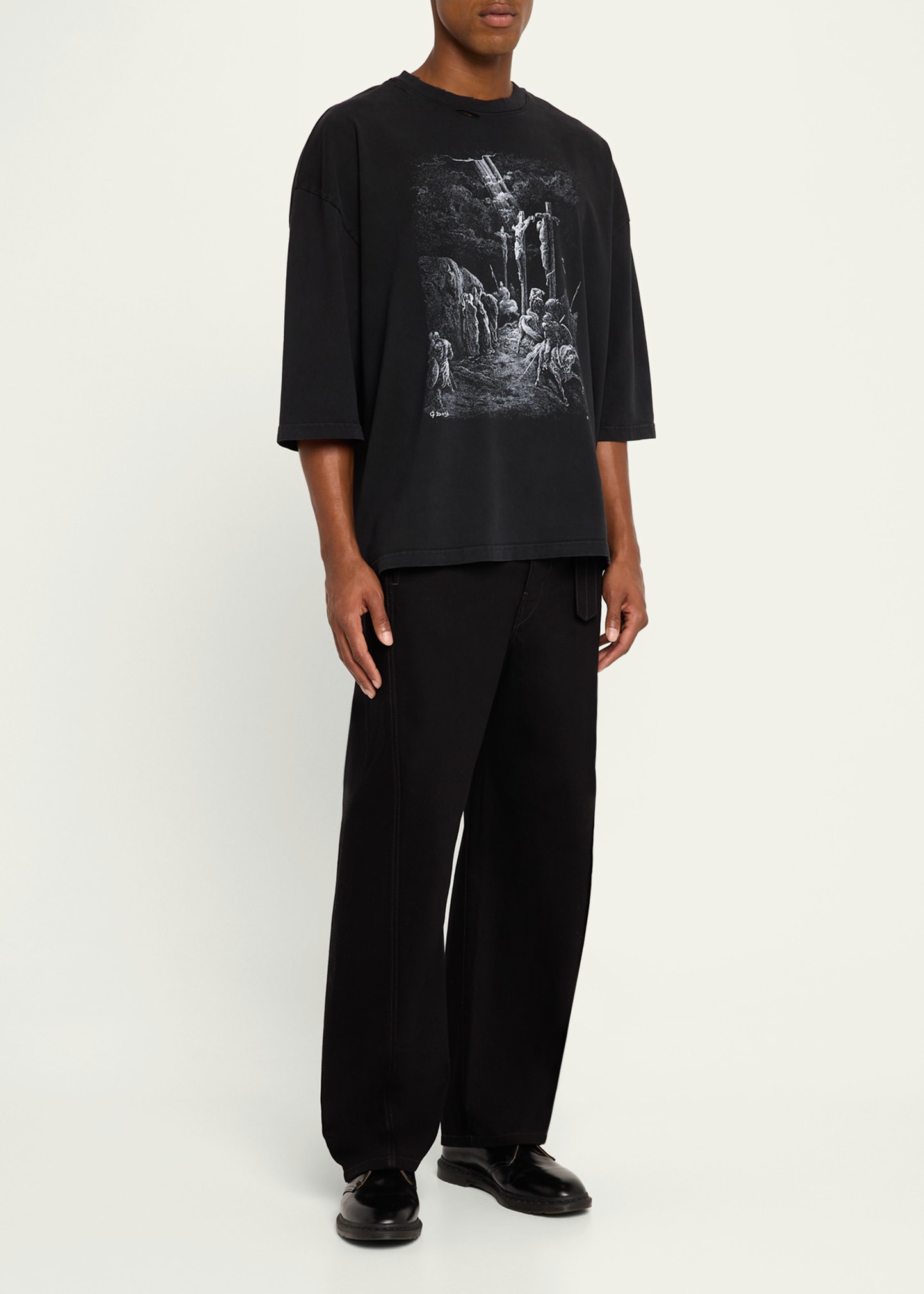 Willy Chavarria Men's Buffalo Crucifixion T-Shirt - Bergdorf Goodman