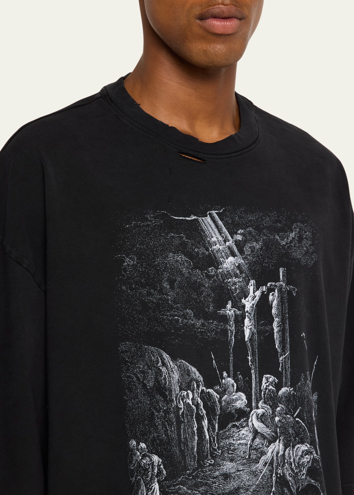 Willy Chavarria Men's Buffalo Crucifixion T-Shirt - Bergdorf Goodman