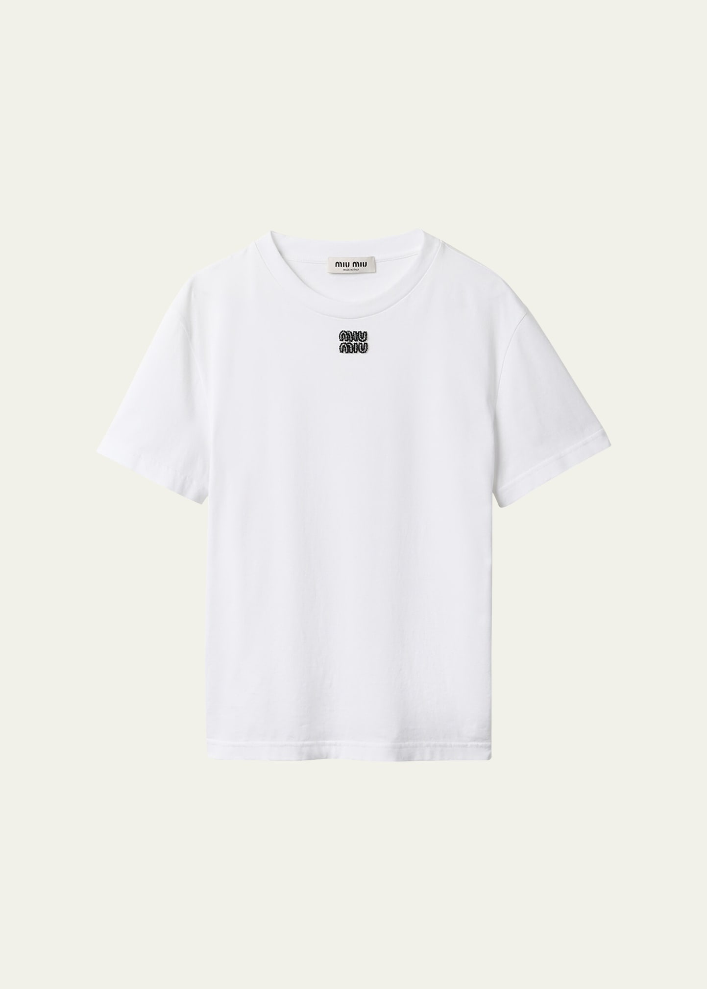 Miu Miu Logo Oversized Jersey T-Shirt - Bergdorf Goodman