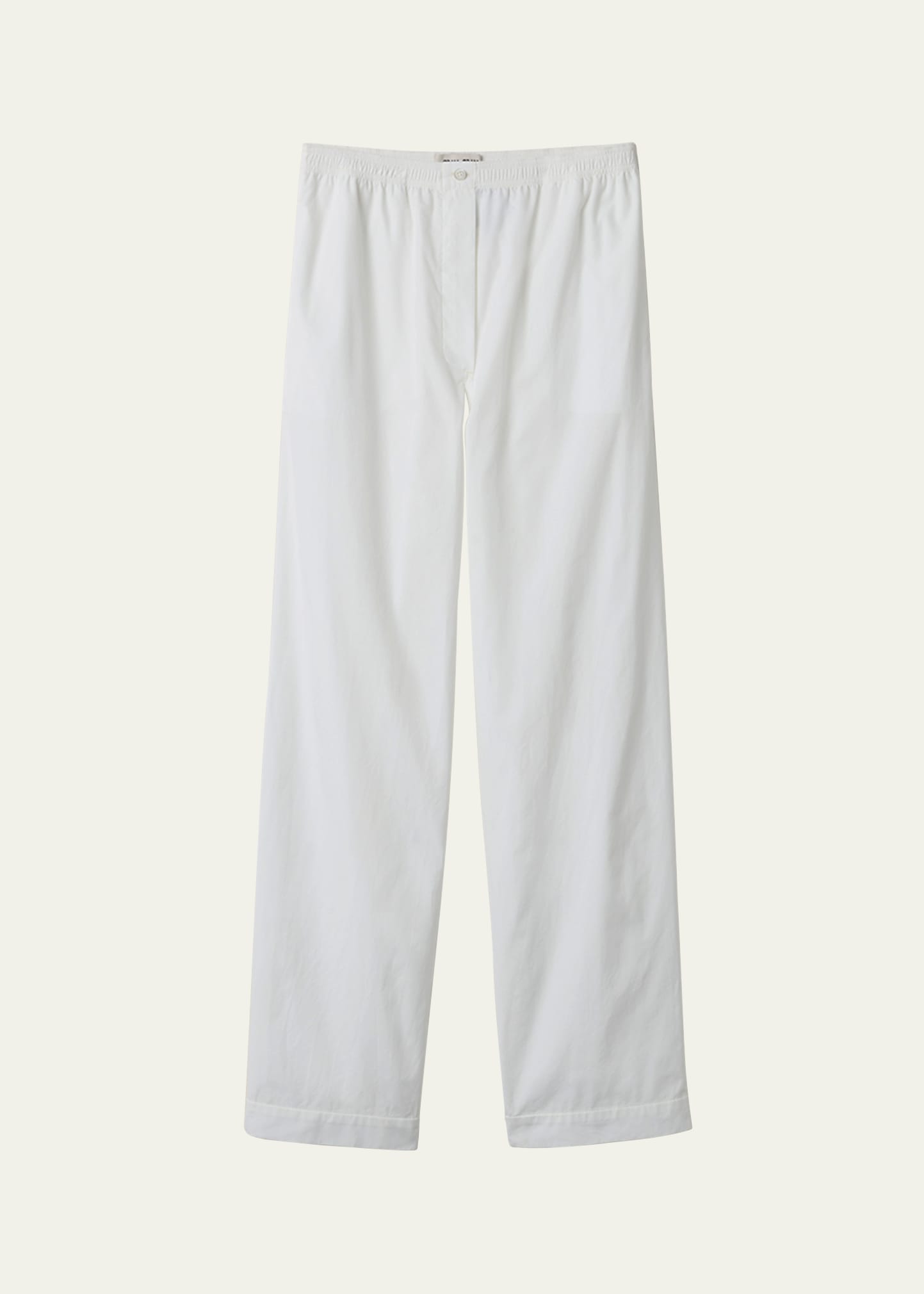 【関税&送料込】Miu Miu White Poplin Pyjama Pant miu-miu-white-Poplin-Pyjama-