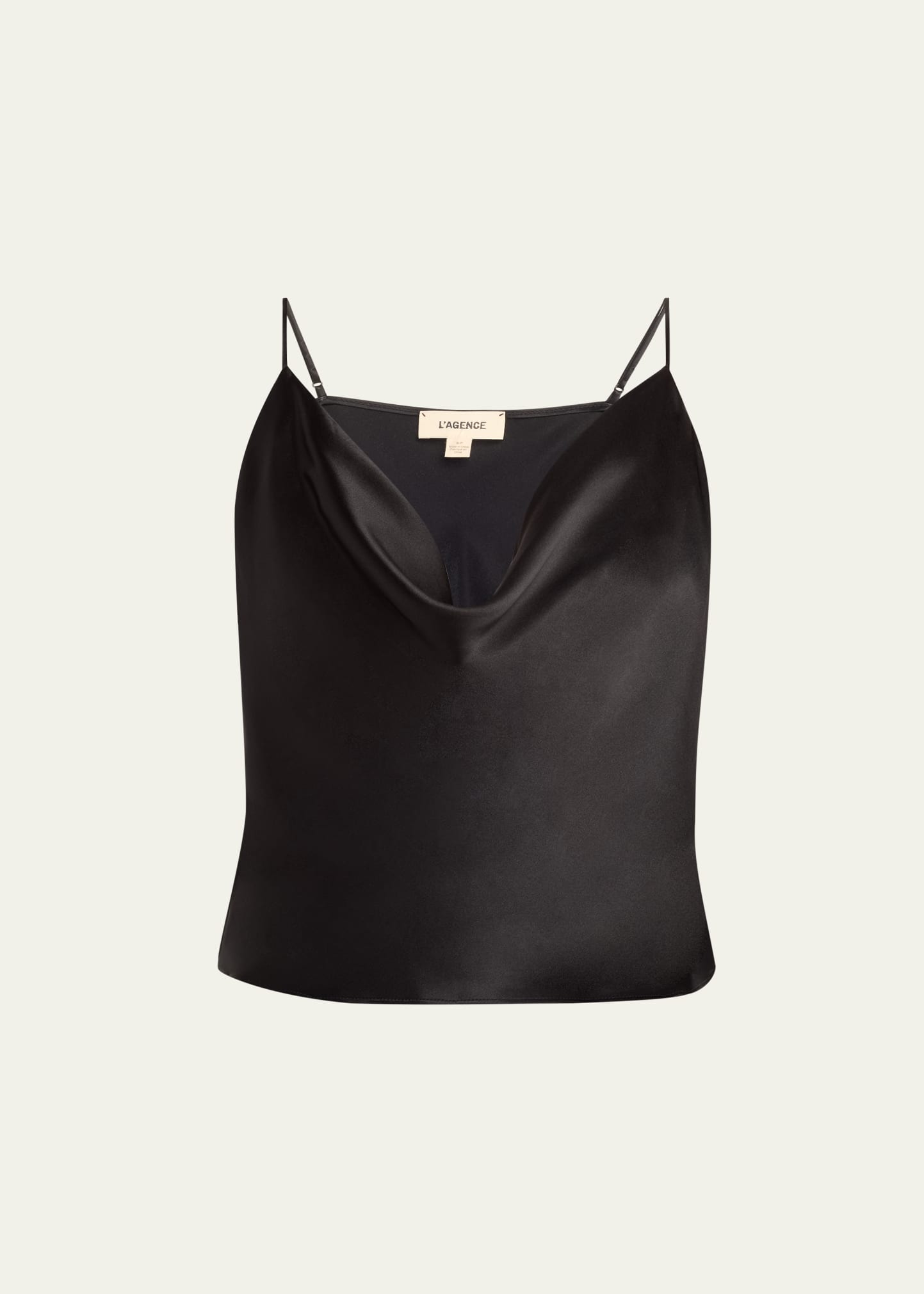 L'Agence Calista Cowl-Neck Silk Camisole - Bergdorf Goodman