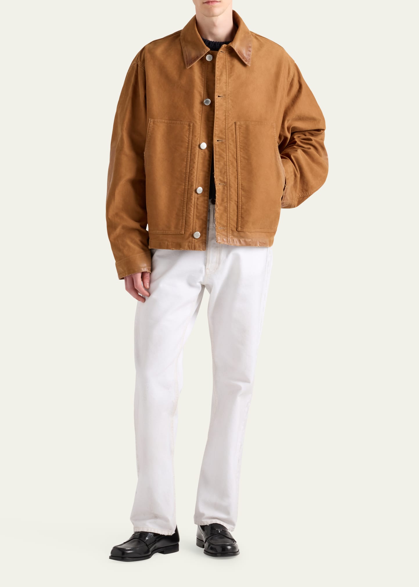 Prada Men's Cotton Moleskin Jacket - Bergdorf Goodman