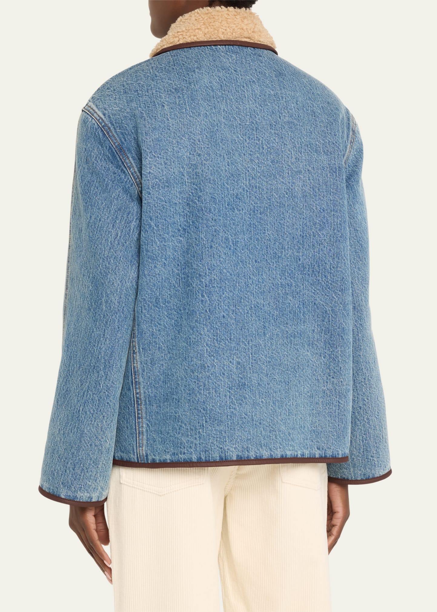 アメリ ヴィンテージ 2WAY REVERSIBLE DENIM COAT Still Here Townes Reversible Denim Jacket - Bergdorf Goodman