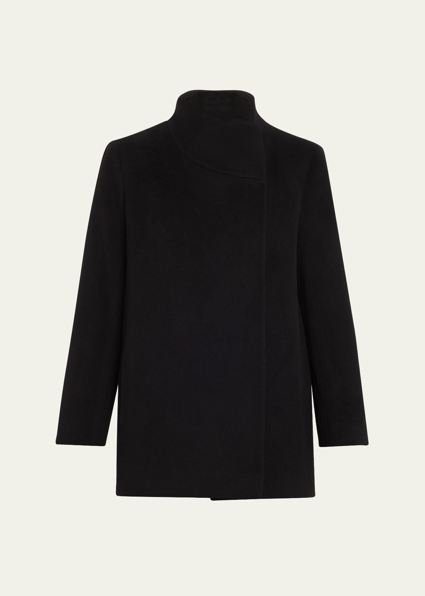 Fleurette funnel neck wool coat sale