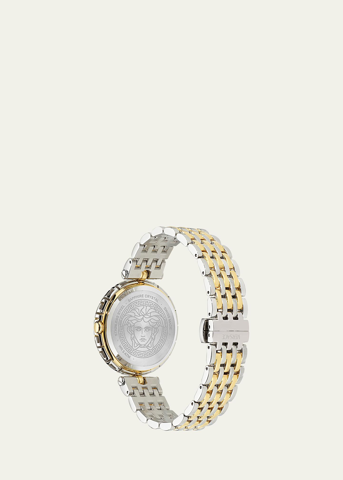 Versace 38mm Medusa Heritage Watch with Bracelet Strap, Two 