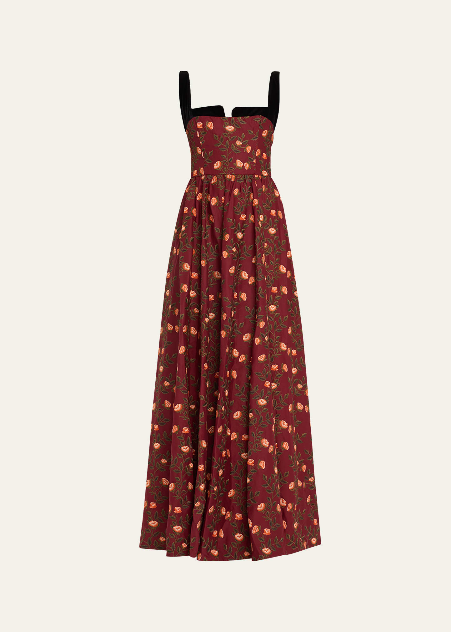 chinese dress ladies Agua by Agua Bendita Naranja Mimosa Print Maxi Dress  Sabrina's Closet