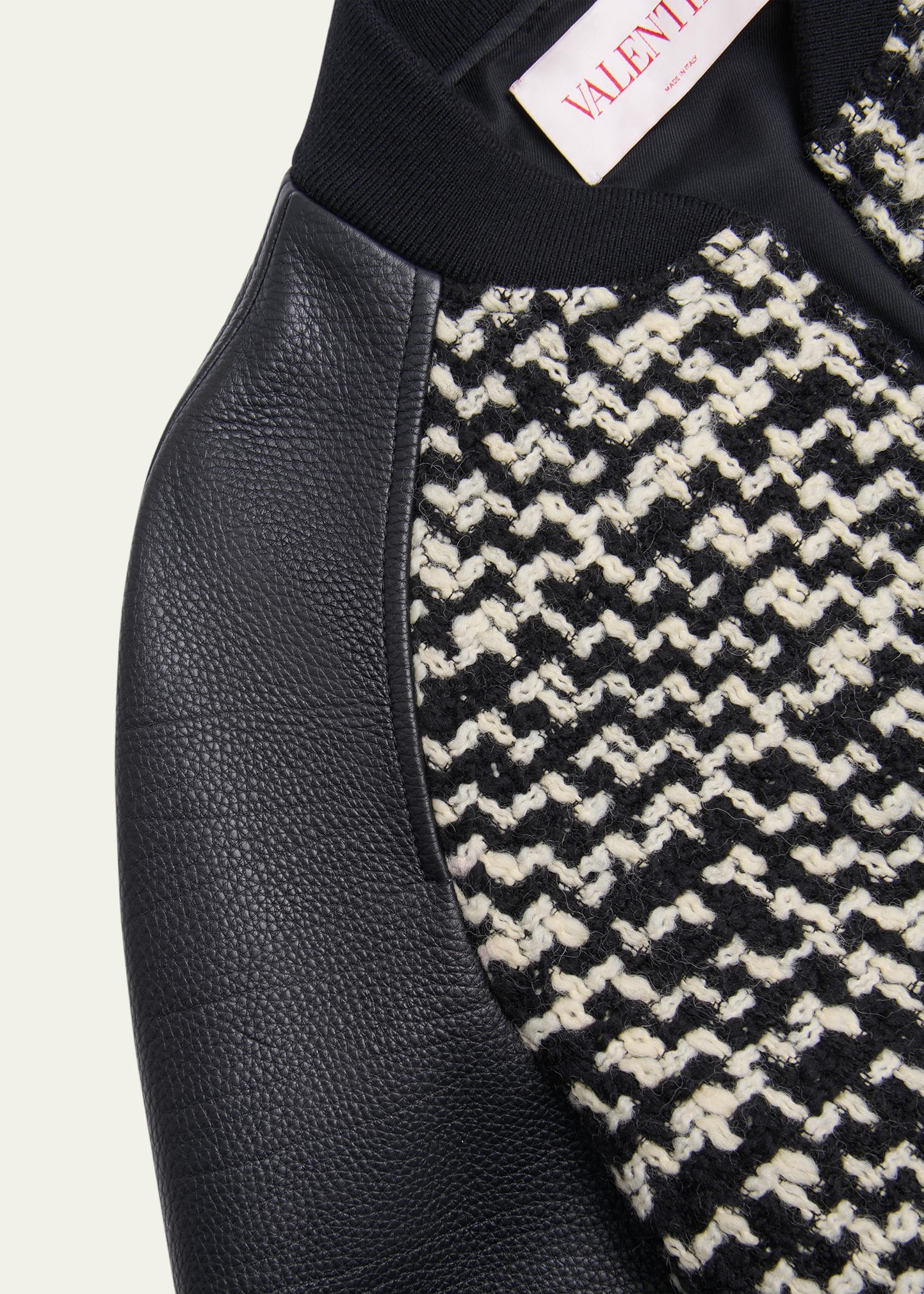 Valentino Garavani Men's Chez Soft Tweed Varsity Jacket - Bergdorf