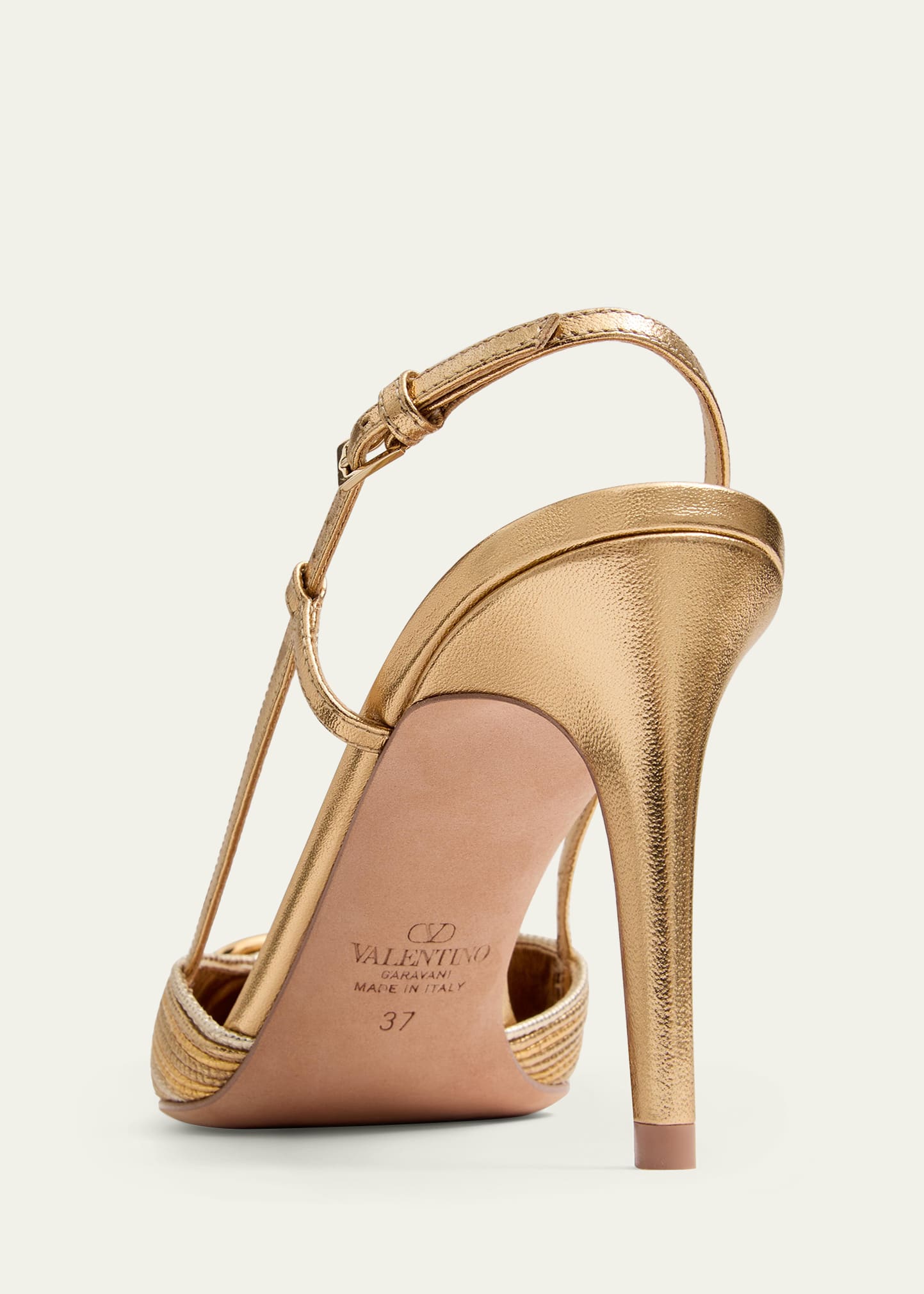 【関税&送料込】Valentino Garavani Sling Back Valentino Ga Valentino Garavani 50mm Slingback Pumps | Black | FARFETCH