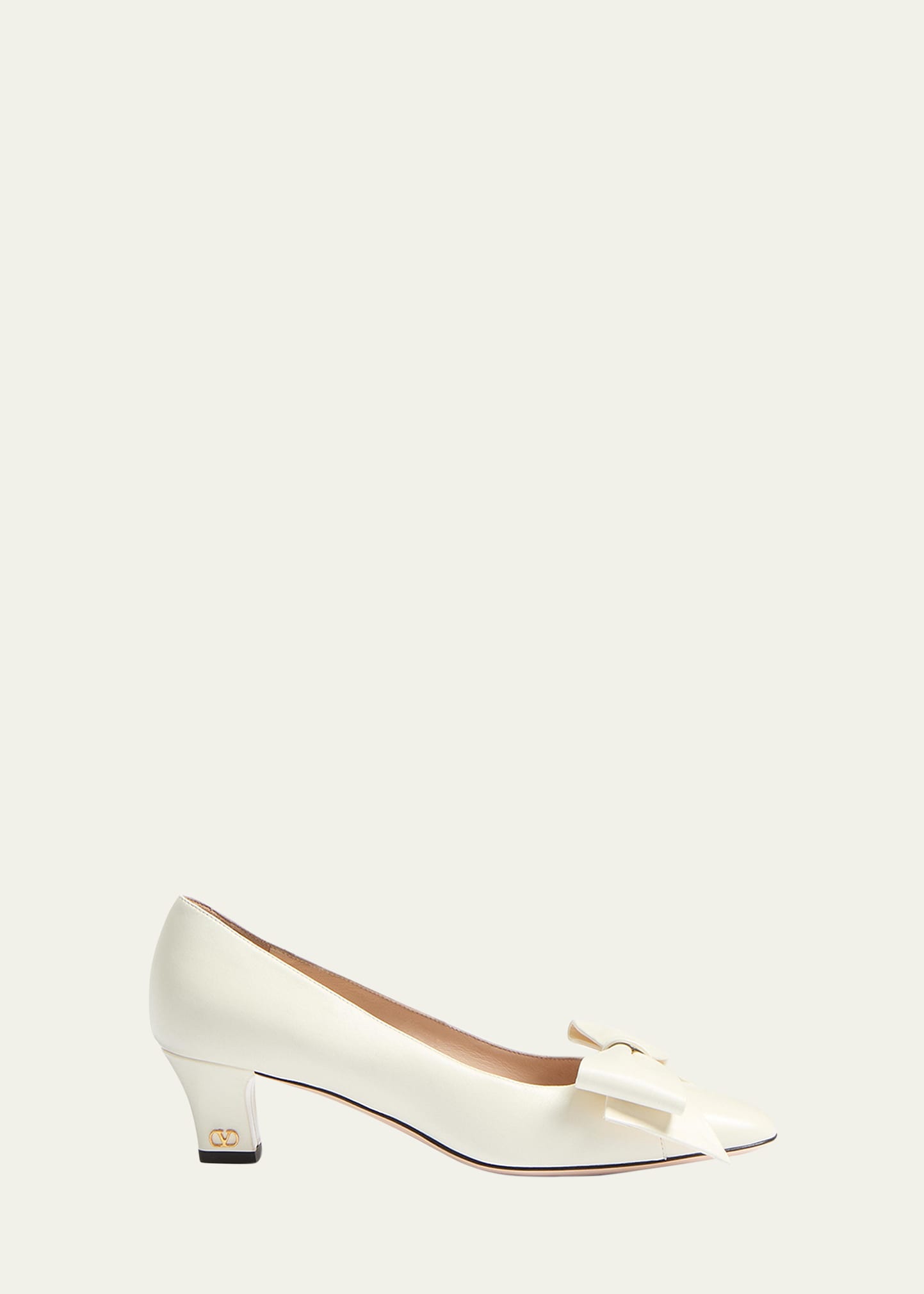 パンプス Valentino Garavani Black Leather Bowow Pumps Valentino Garavani Bowow pumps for Women - Black in USA
