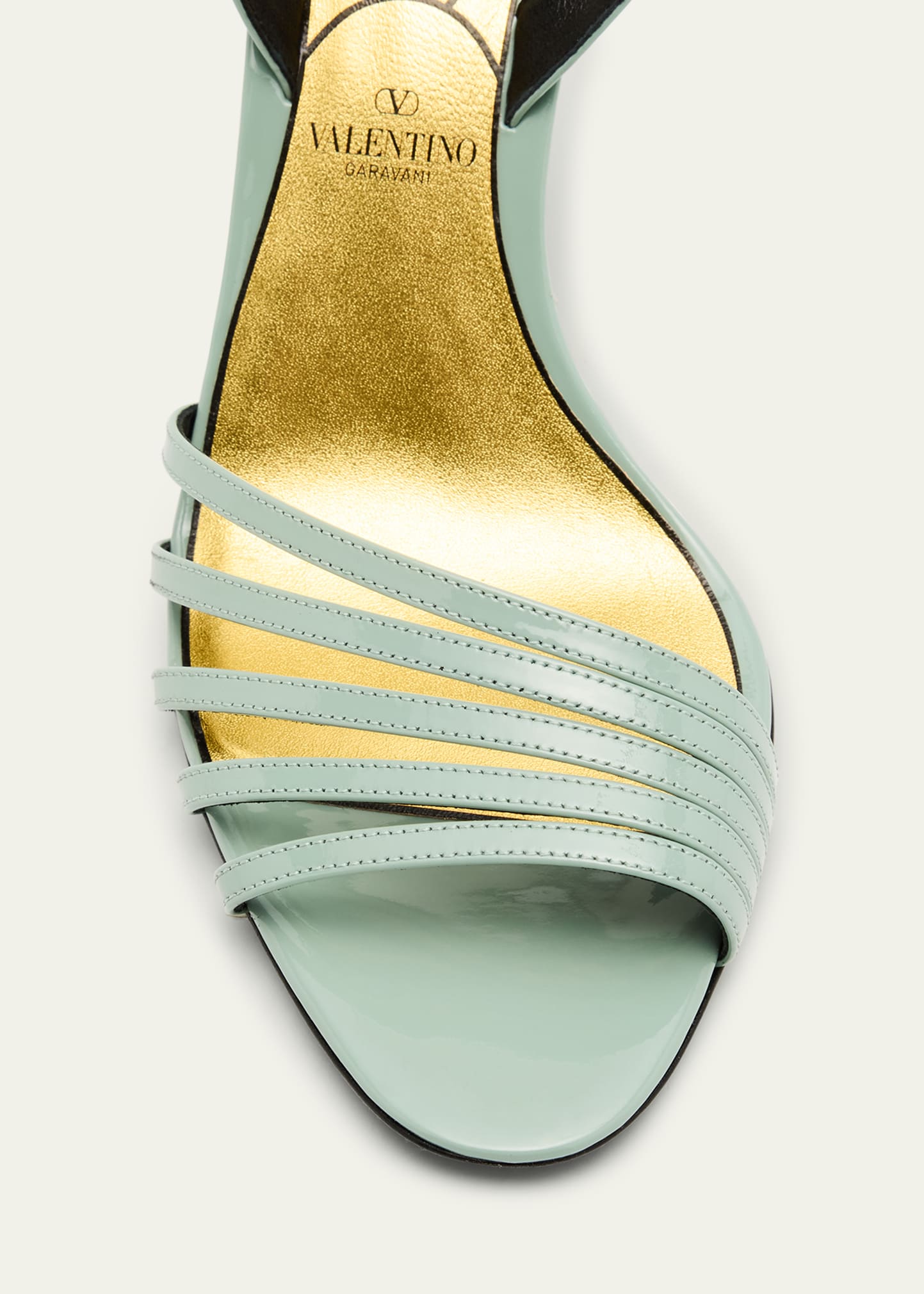 Valentino Garavani Ladycrush Leather Ankle-Strap Sandals