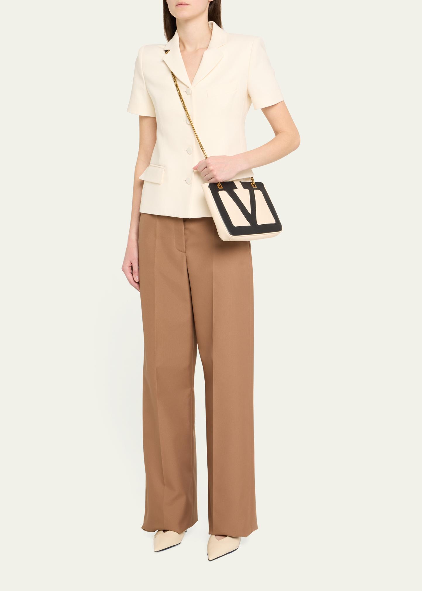 Valentino Garavani Viva Superstar Small Leather Tote Bag