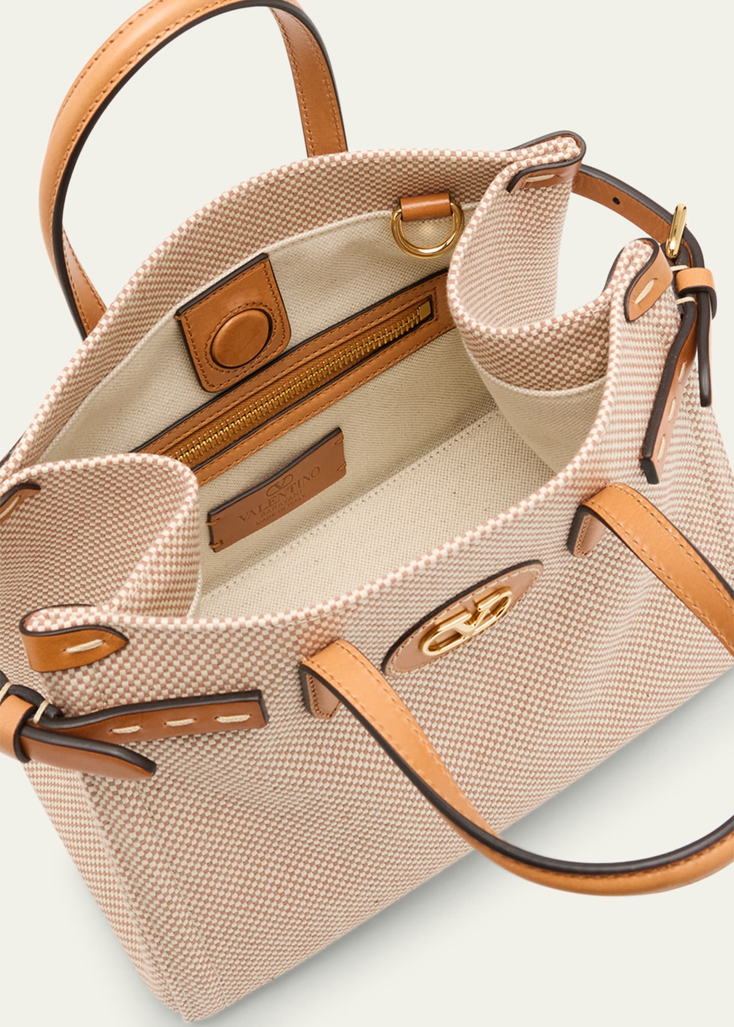 【VALENTINO】ANTIBES MEDIUM TOTE BAG Valentino Garavani Antibes Medium Calfskin Shopping Bag for